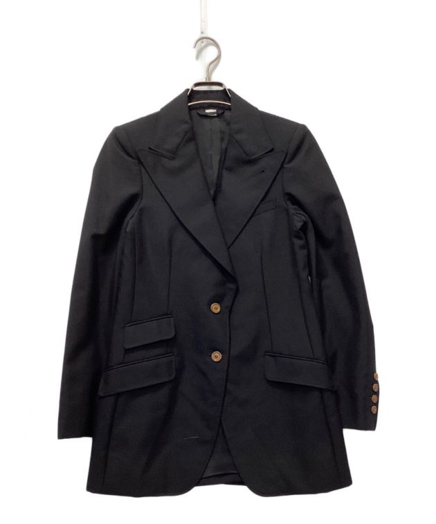 中古・古着通販】GUCCI (グッチ) ジャケット ブラック サイズ:38