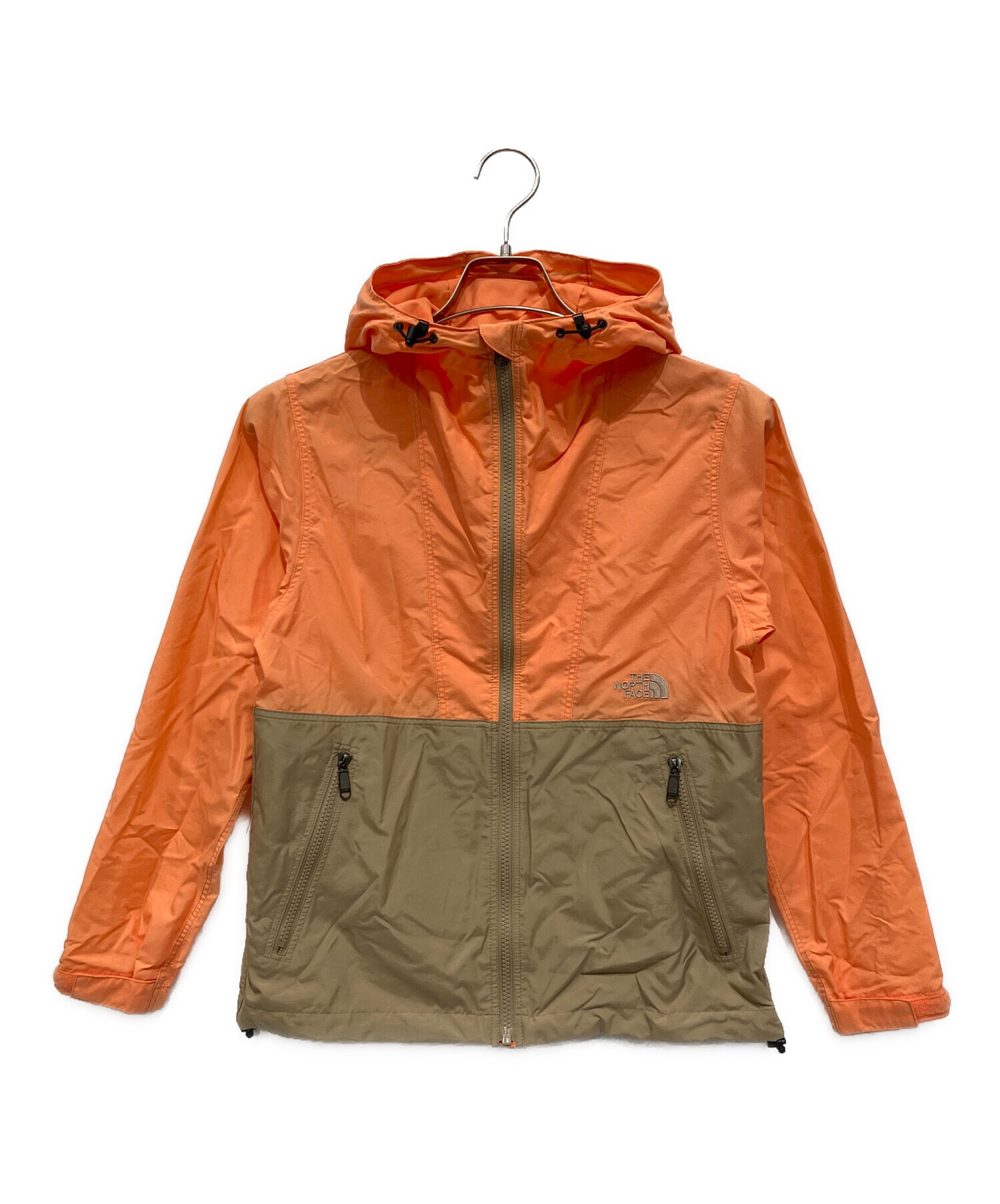 【未使用】THE NORTH FACE コンパクトジャケットM オレンジ系 中古・古着通販】THE NORTH FACE (ザ ノース フェイス) コンパクト