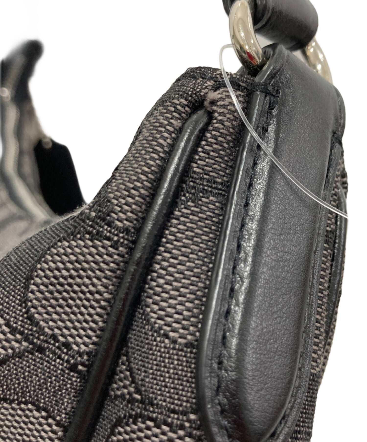 COACH コーチ/シグネチャー/ショルダーバッグ/グレー/ブラック/F29959/D18**/ABランク/64【中古】 中古・古着通販】COACH (コーチ) シグネチャーワンショルダーバッグ