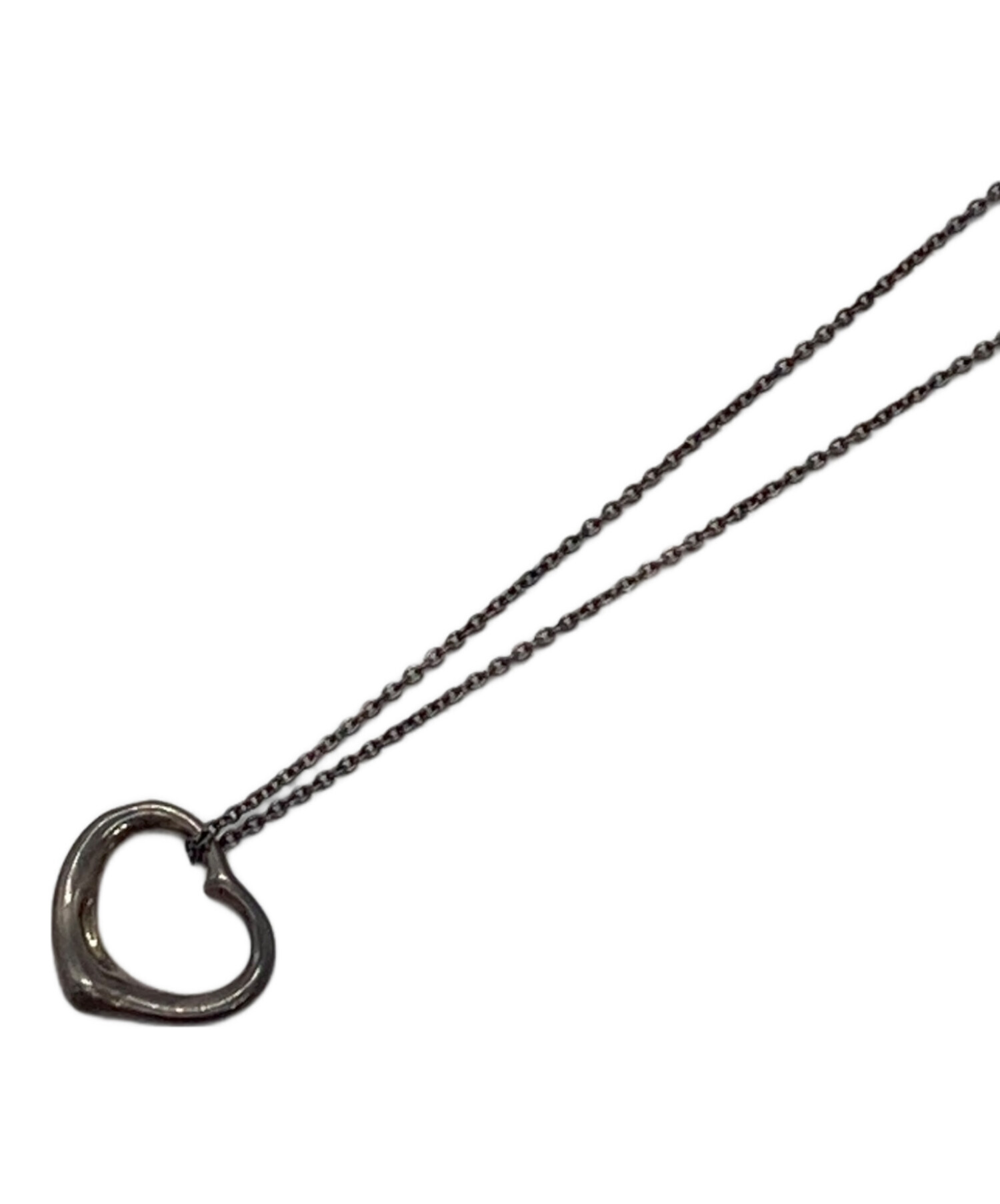 TIFFANY&Co. オープンハート ネックレス スモール 社外チェーン