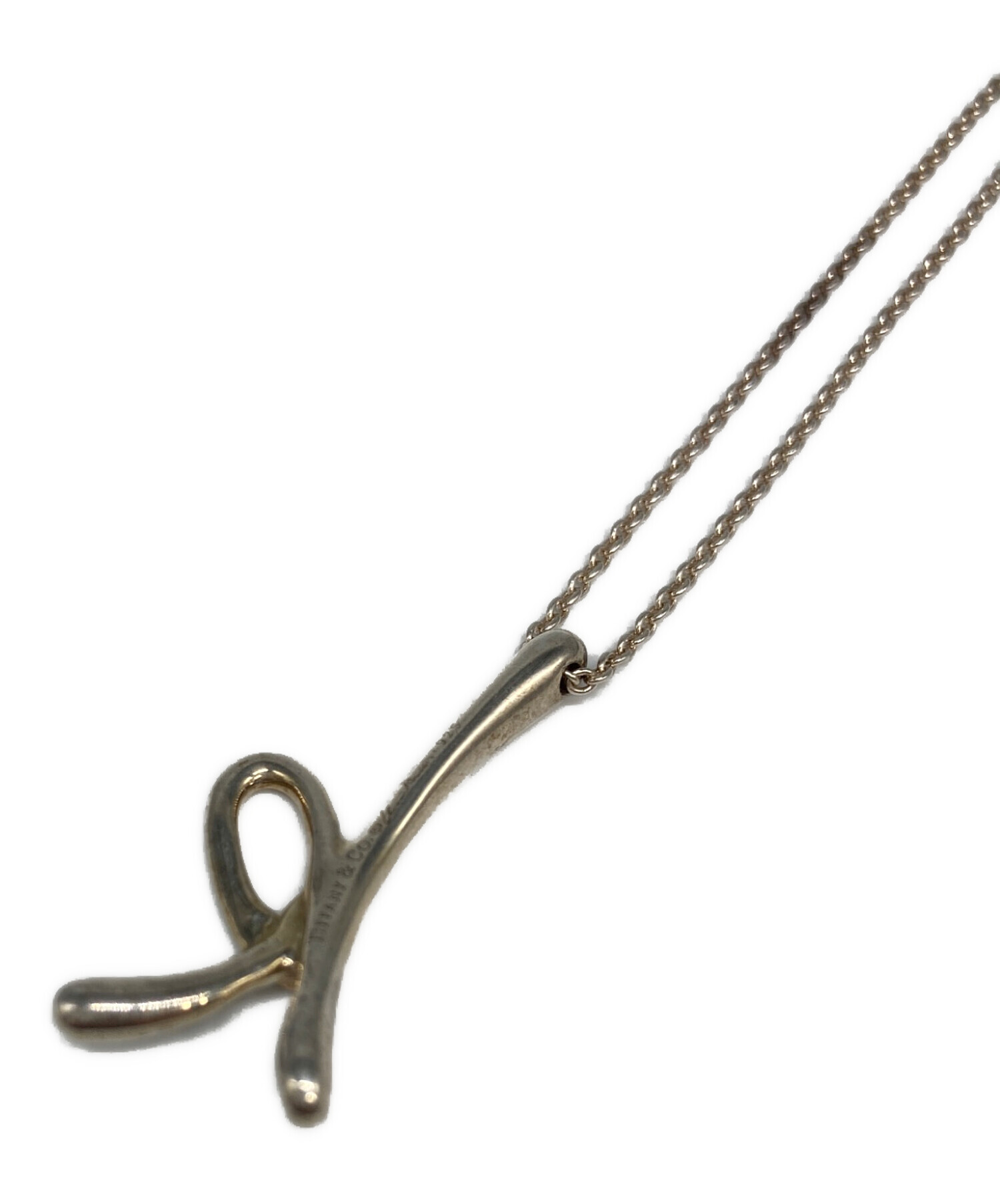 中古・古着通販】TIFFANY & Co. (ティファニー) イニシャルネックレス 