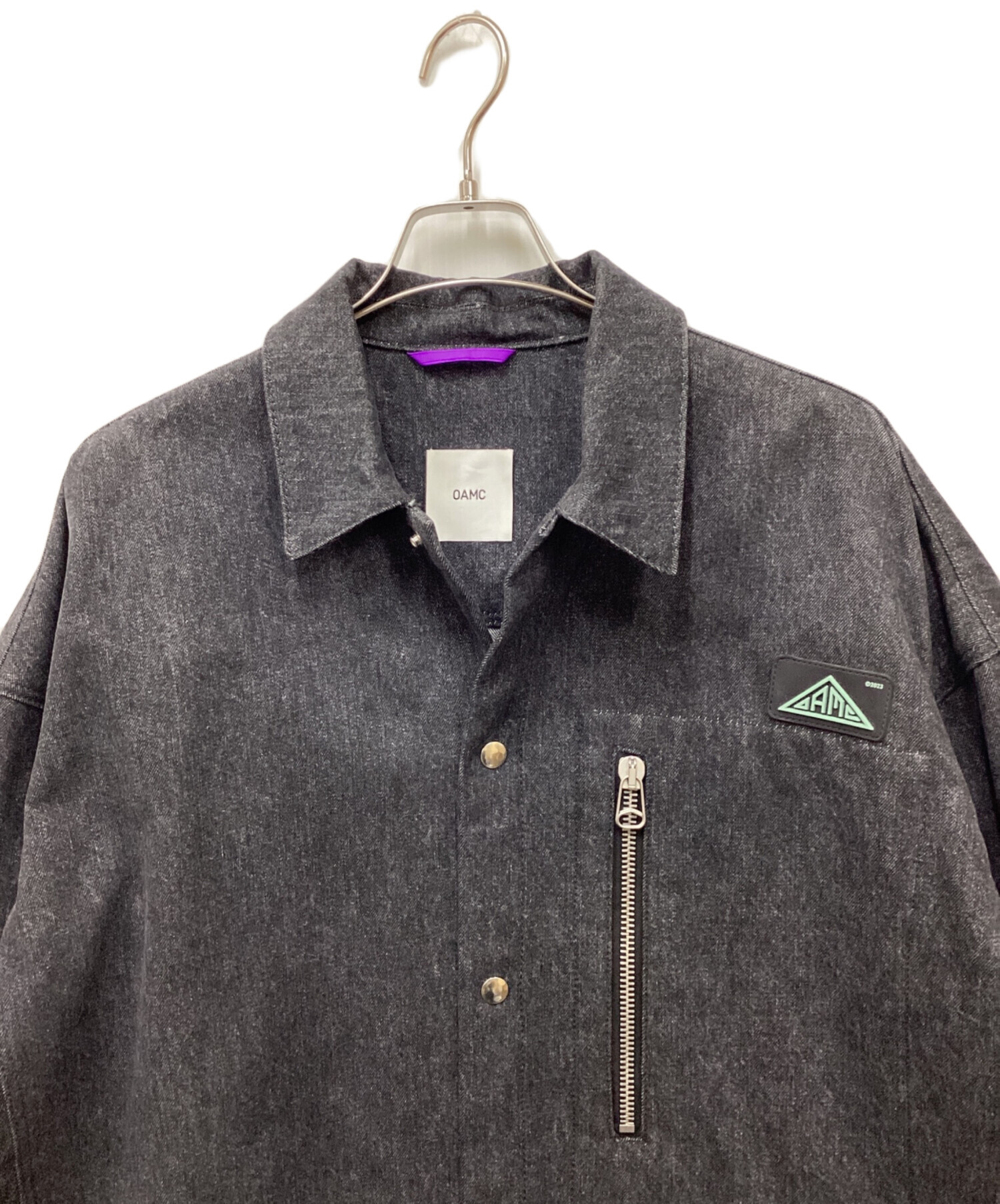 中古・古着通販】OAMC (オーエーエムシー) KHUMBU SHIRT BLACK サイズ