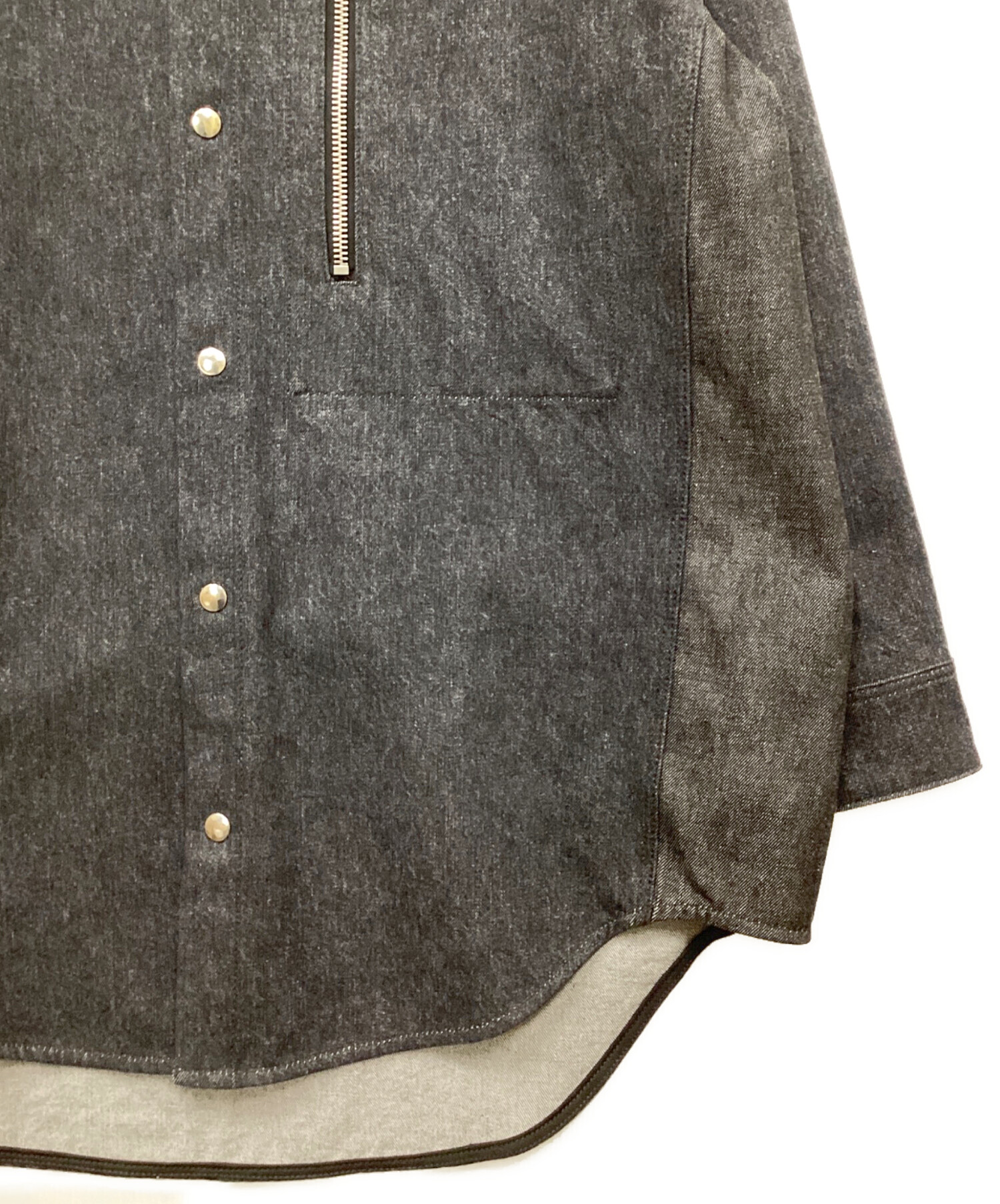 中古・古着通販】OAMC (オーエーエムシー) KHUMBU SHIRT BLACK サイズ