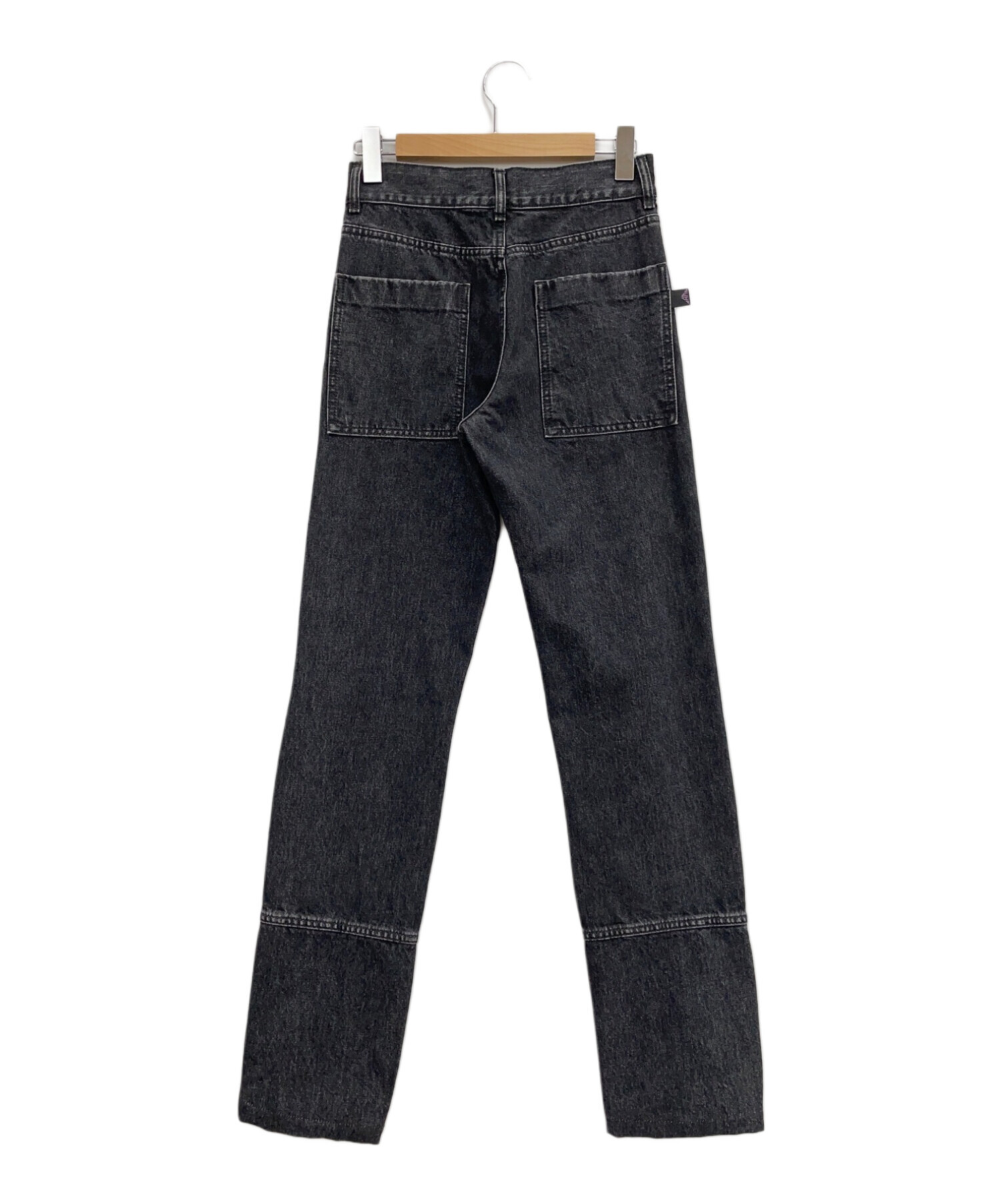 OAMC デニムパンツ 中古・古着通販】OAMC (オーエーエムシー) WINDSOR PANT BLACK サイズ