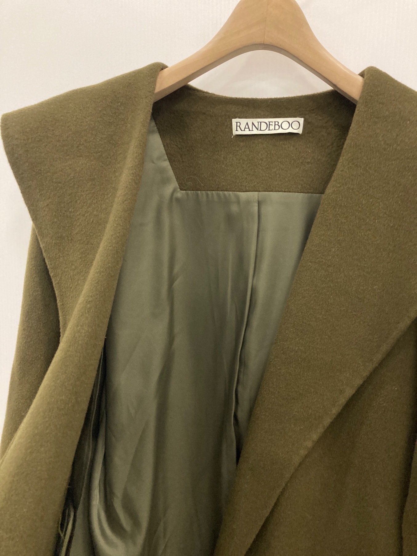 中古・古着通販】RANDEBOO (ランデブー) ベーシックロングウールコート