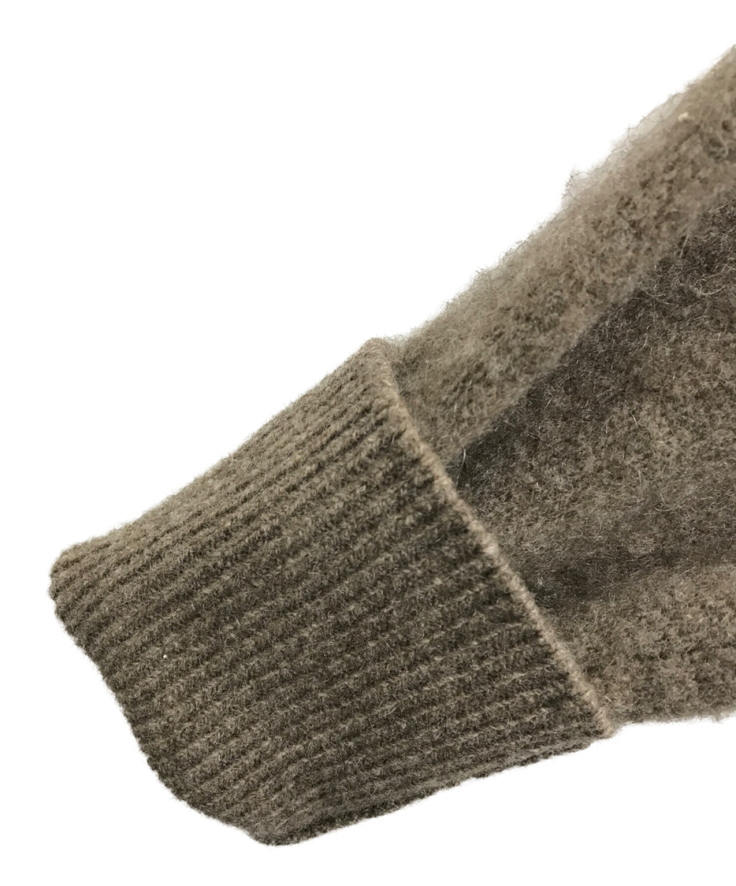 中古・古着通販】CLANE (クラネ) W FACE HALF ZIP YAK KNIT TOPS