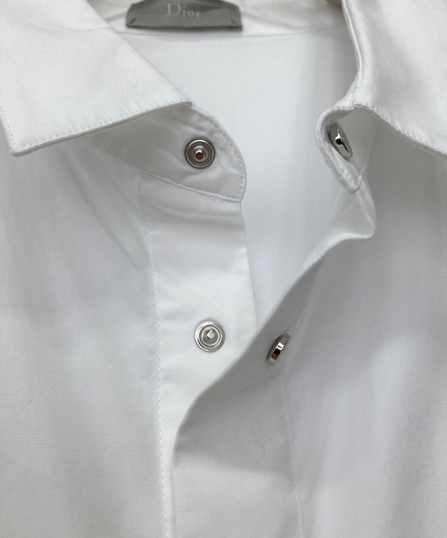 中古・古着通販】DIOR HOMME (ディオール オム) ドレスシャツ ホワイト 