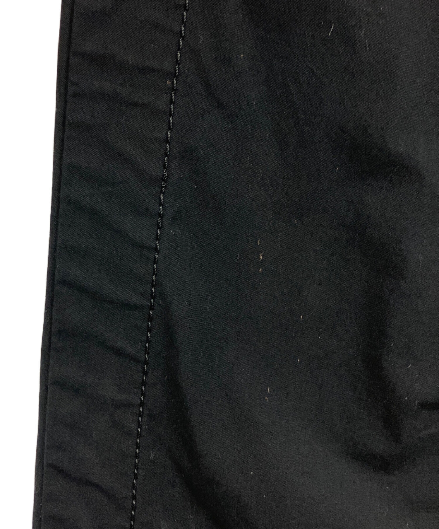 中古・古着通販】sacai (サカイ) ベルテッド2タックパンツ ブラック