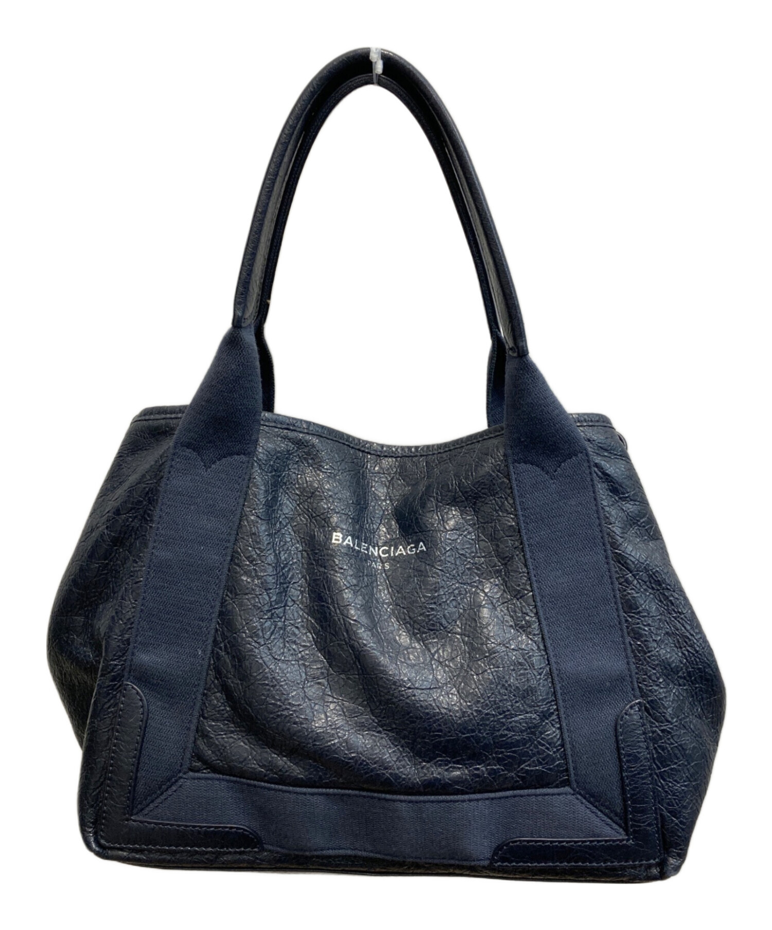中古・古着通販】BALENCIAGA (バレンシアガ) ハンドバッグ ネイビー 