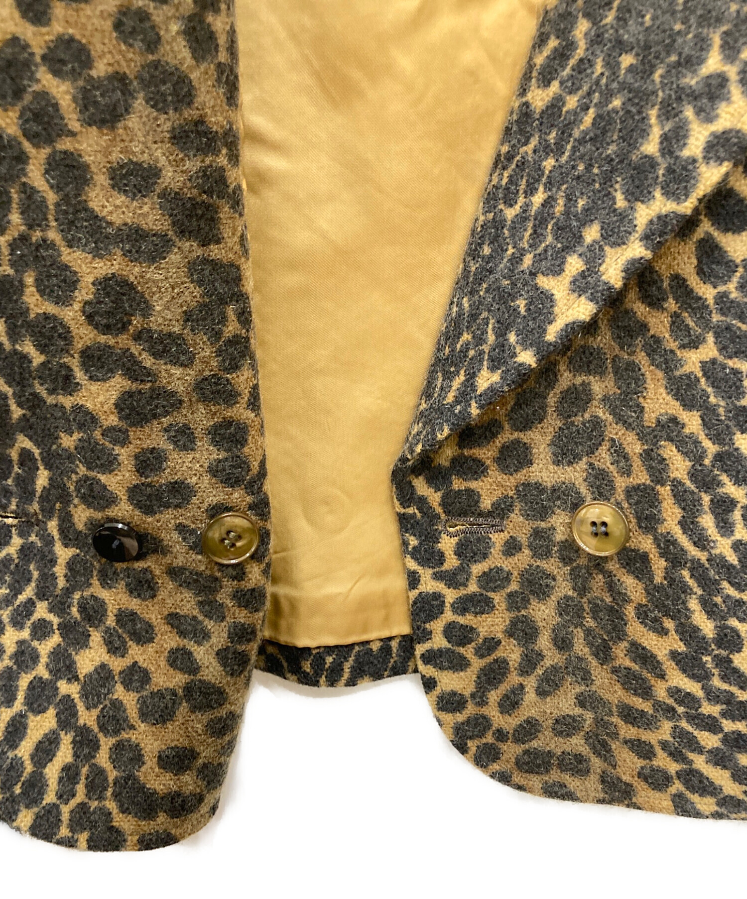 中古・古着通販】KENZO (ケンゾー) レオパードジャケット ブラウン 