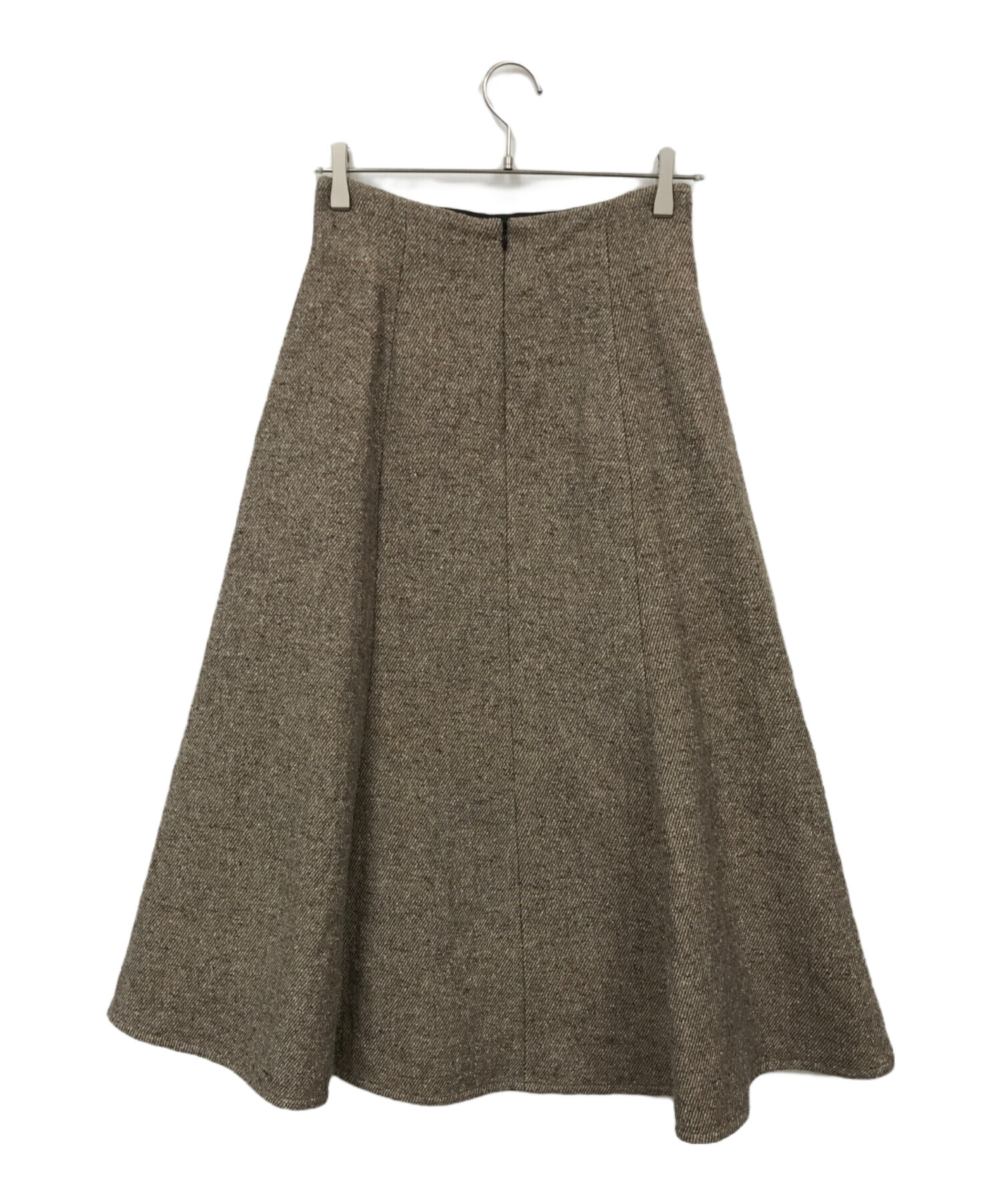 中古・古着通販】INSCRIRE (アンスクリア) フレアスカート ブラウン