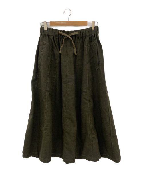 美品♡45R ウールサージのテントスカート フレア Aライン ドロー