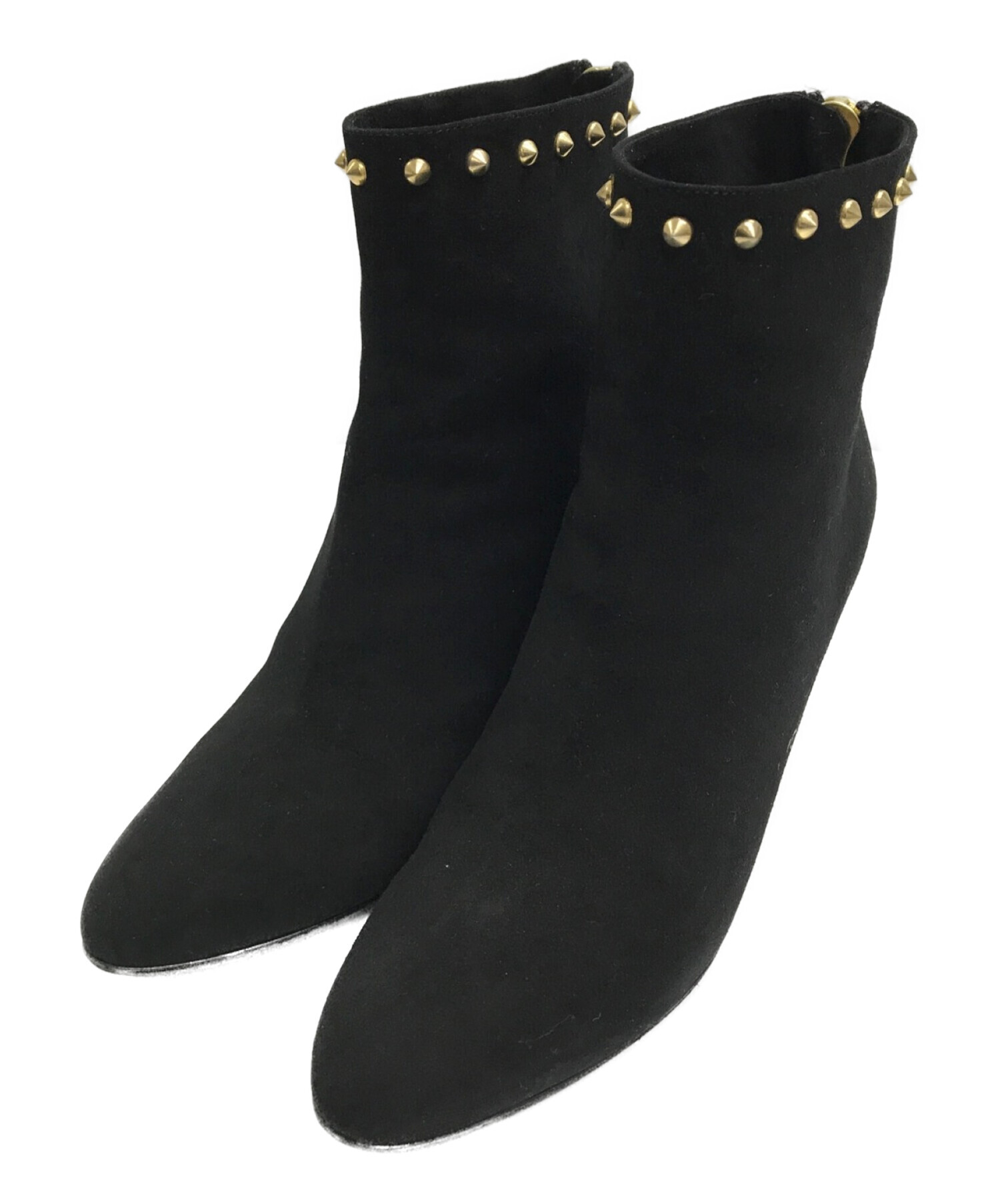 セール！新品未使用 PELLICOペリーコ　定番ショートブーツ 37 中古・古着通販】PELLICO (ペリーコ) スタッズショートブーツ ブラック