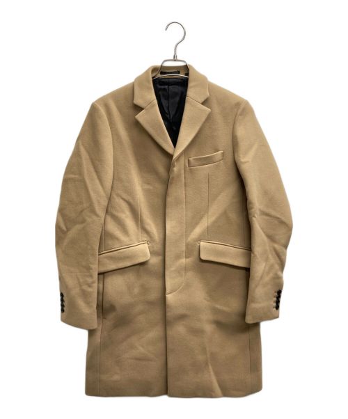 【美品】KNOTT ノット チェスターコート カシミヤ混 89/11 ブラック 中古・古着通販】KNOTT (ノット) ウールカシミヤメルトン チェスター