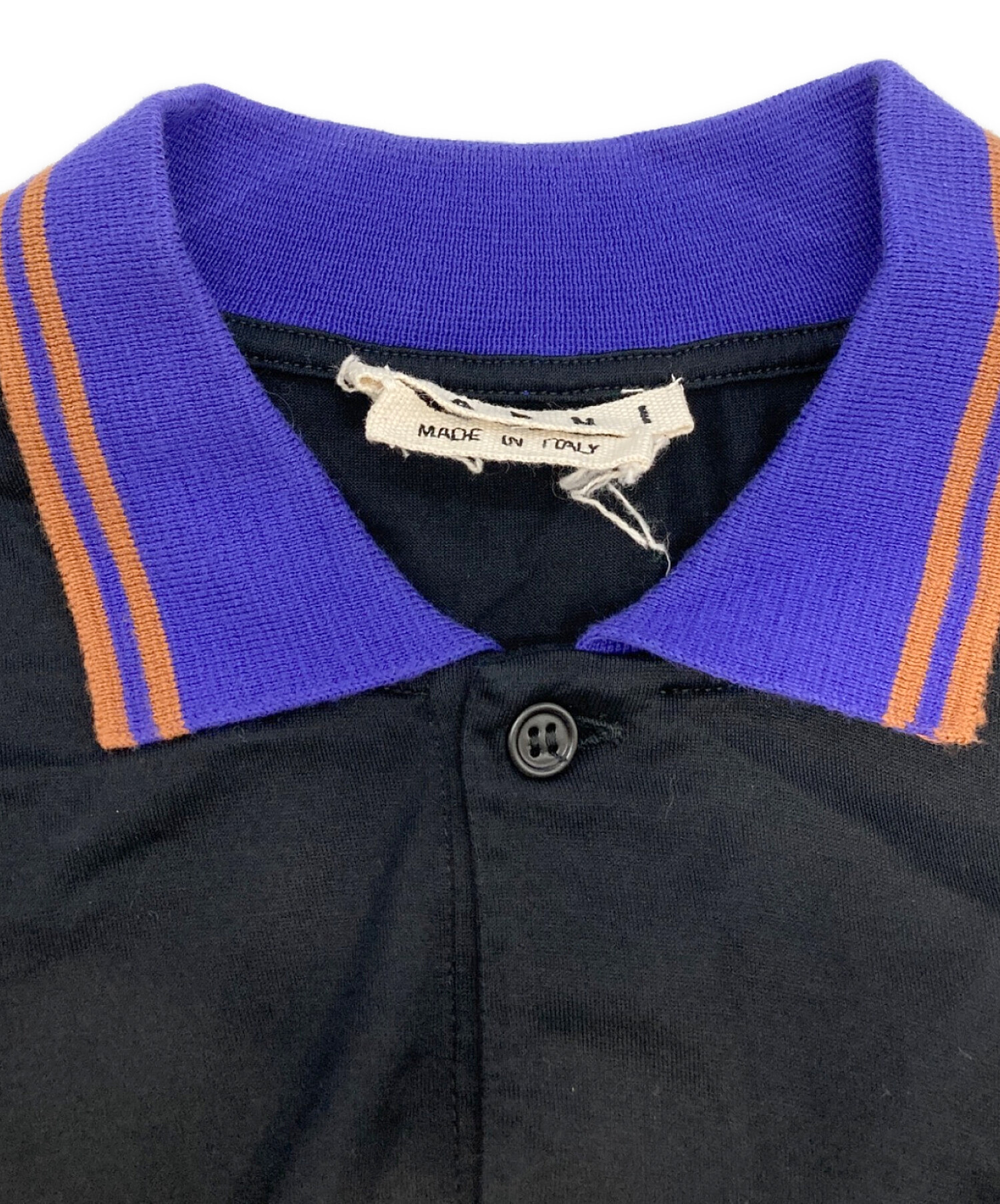 中古・古着通販】MARNI (マルニ) ポロシャツ ブラック サイズ:46 