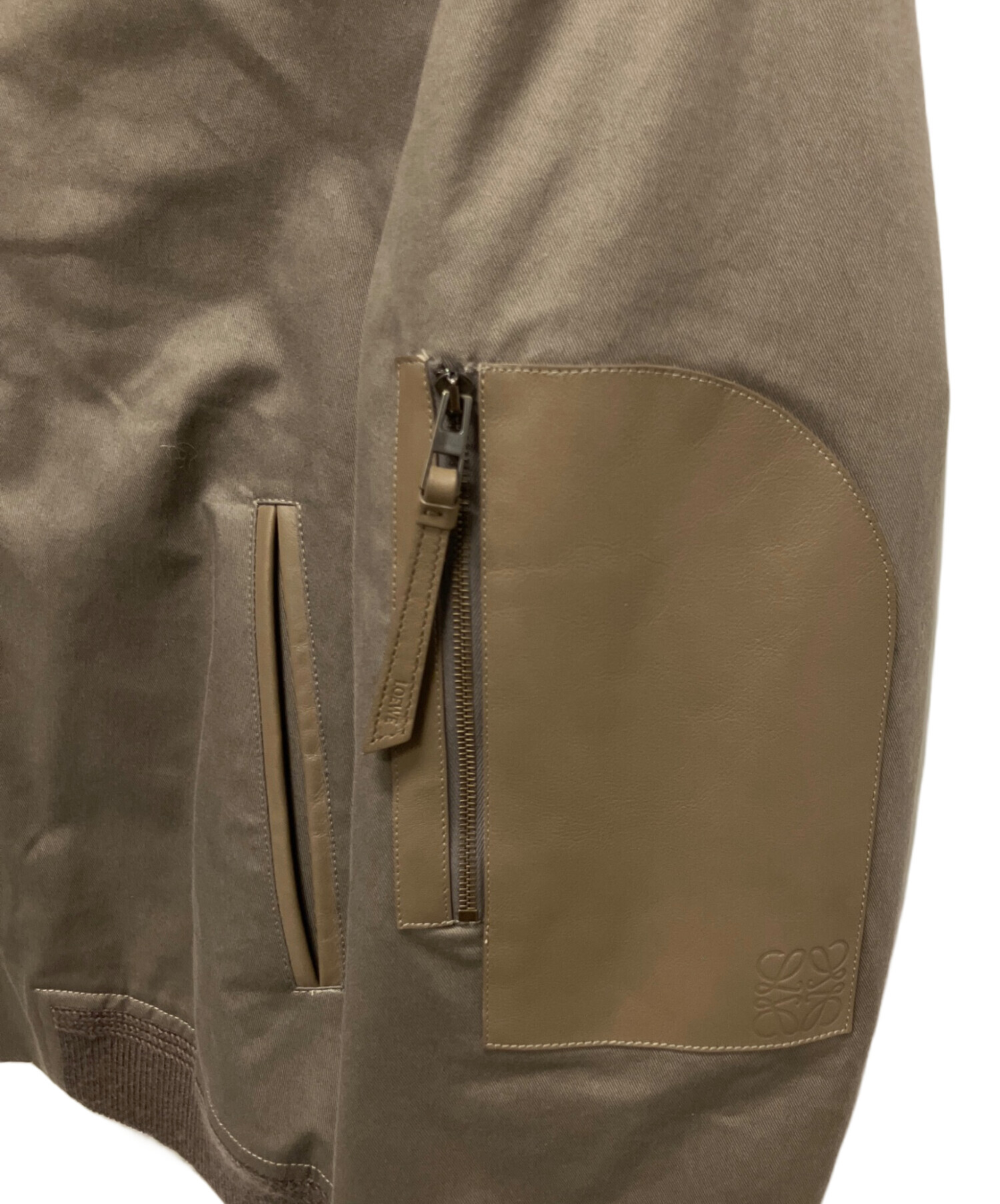 中古・古着通販】LOEWE (ロエベ) コットンボンバージャケット カーキ