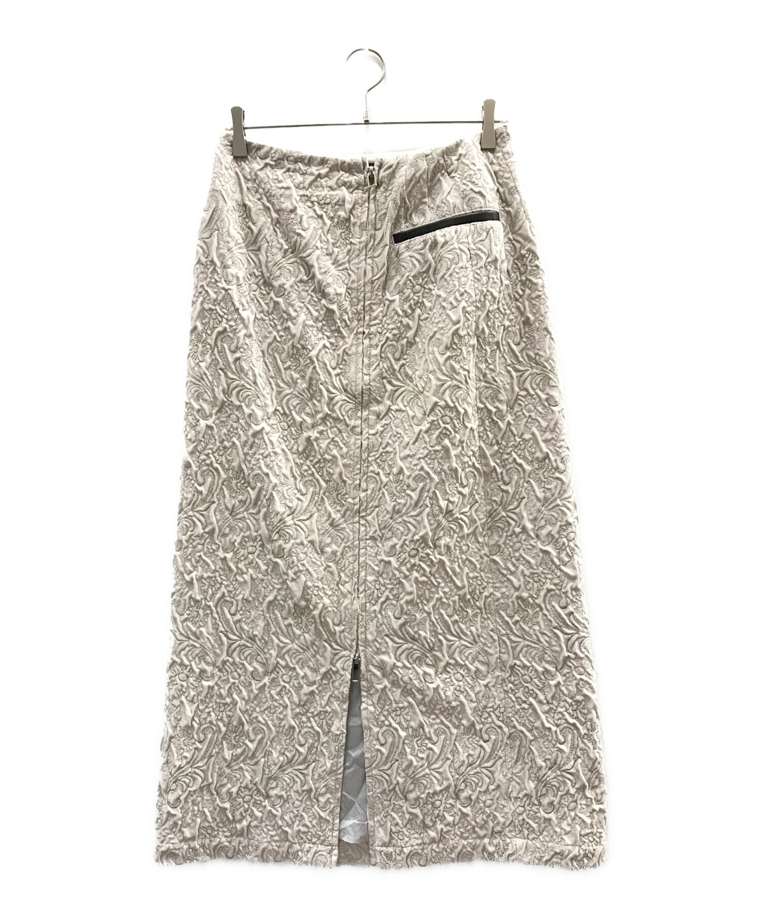 中古・古着通販】MURRAL (ミューラル) Ice flower embroidery skirt