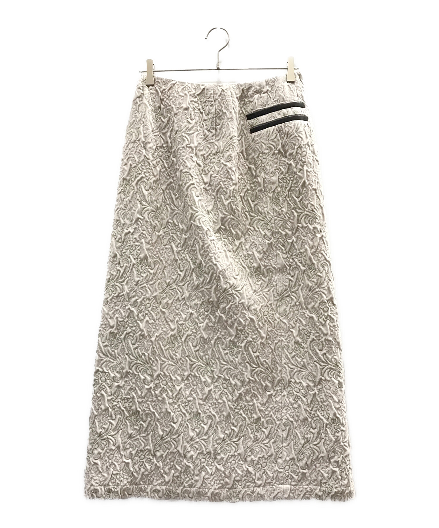MURRAL Ice flower embroidery skirt スカート 中古・古着通販】MURRAL (ミューラル) Ice flower embroidery skirt