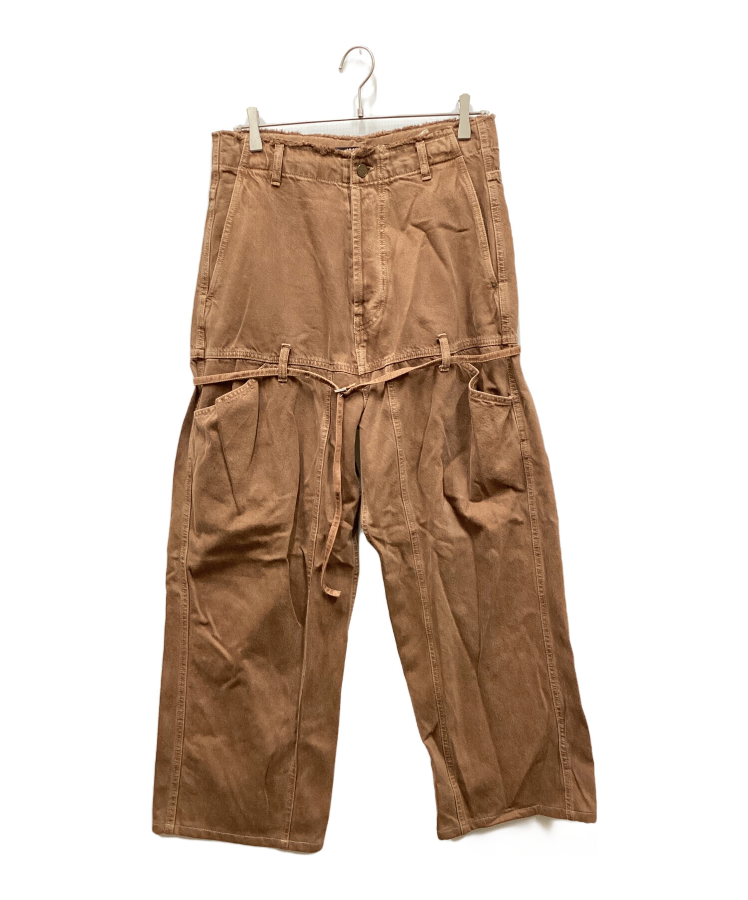 JACQUEMUS ジャックムス デニムパンツ メンズ 【古着】【中古】 中古・古着通販】JACQUEMUS (ジャックムス) デニムパンツ ブラウン