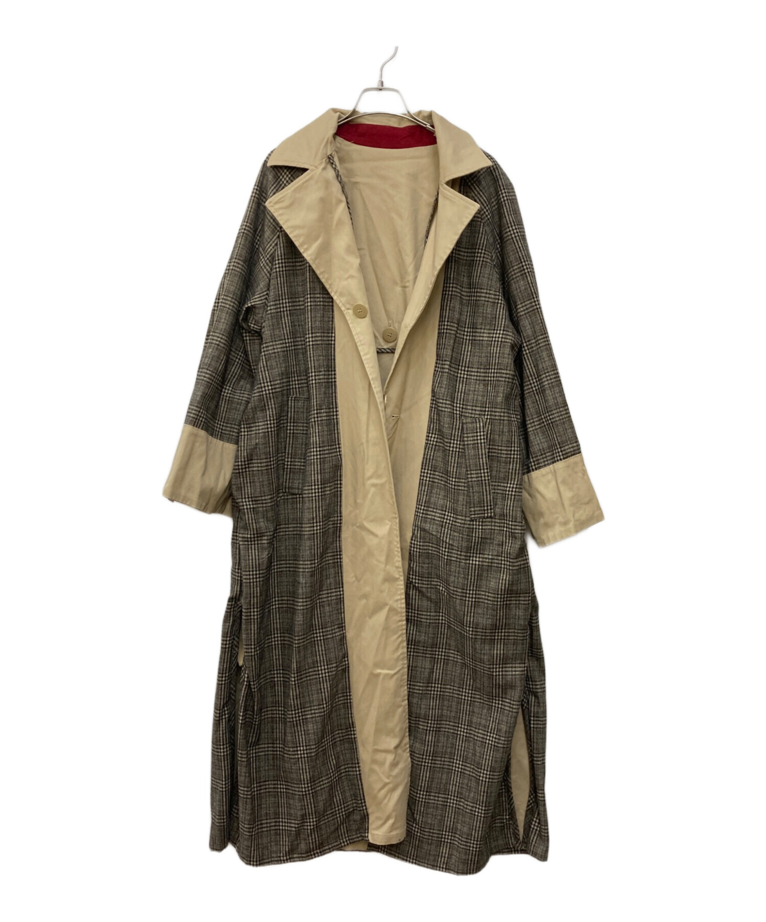 中古・古着通販】Ameri (アメリ) REVERSIBLE TRENCH COAT リバーシブル 