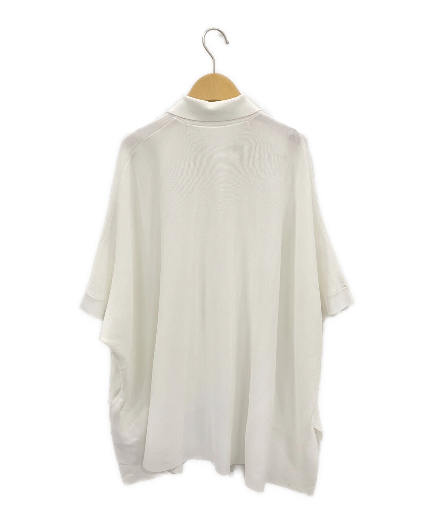 中古・古着通販】ADORE (アドーア) クリアドライニットポロ ホワイト