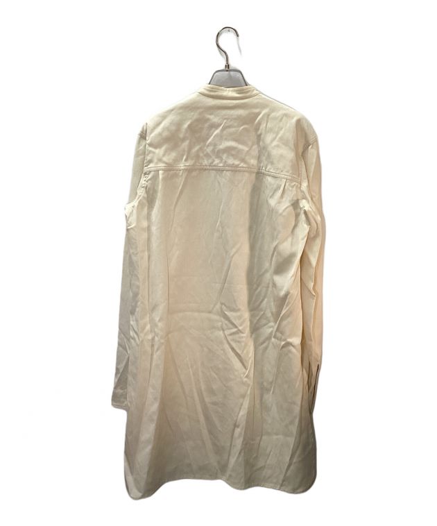 中古・古着通販】LEMAIRE (ルメール) ロングオーバーシャツ アイボリー 