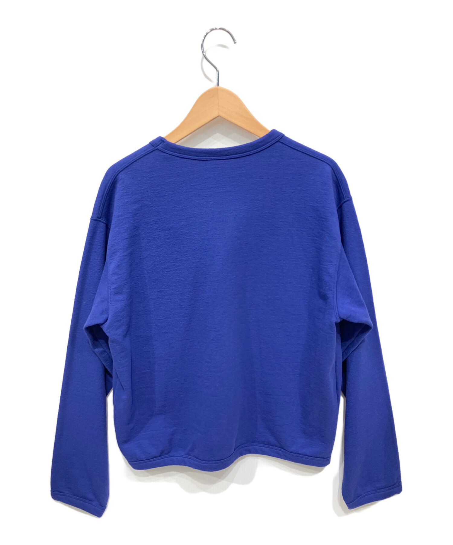 中古・古着通販】ORCIVAL (オーシバル) VNECK CARDIGAN ブルー サイズ 
