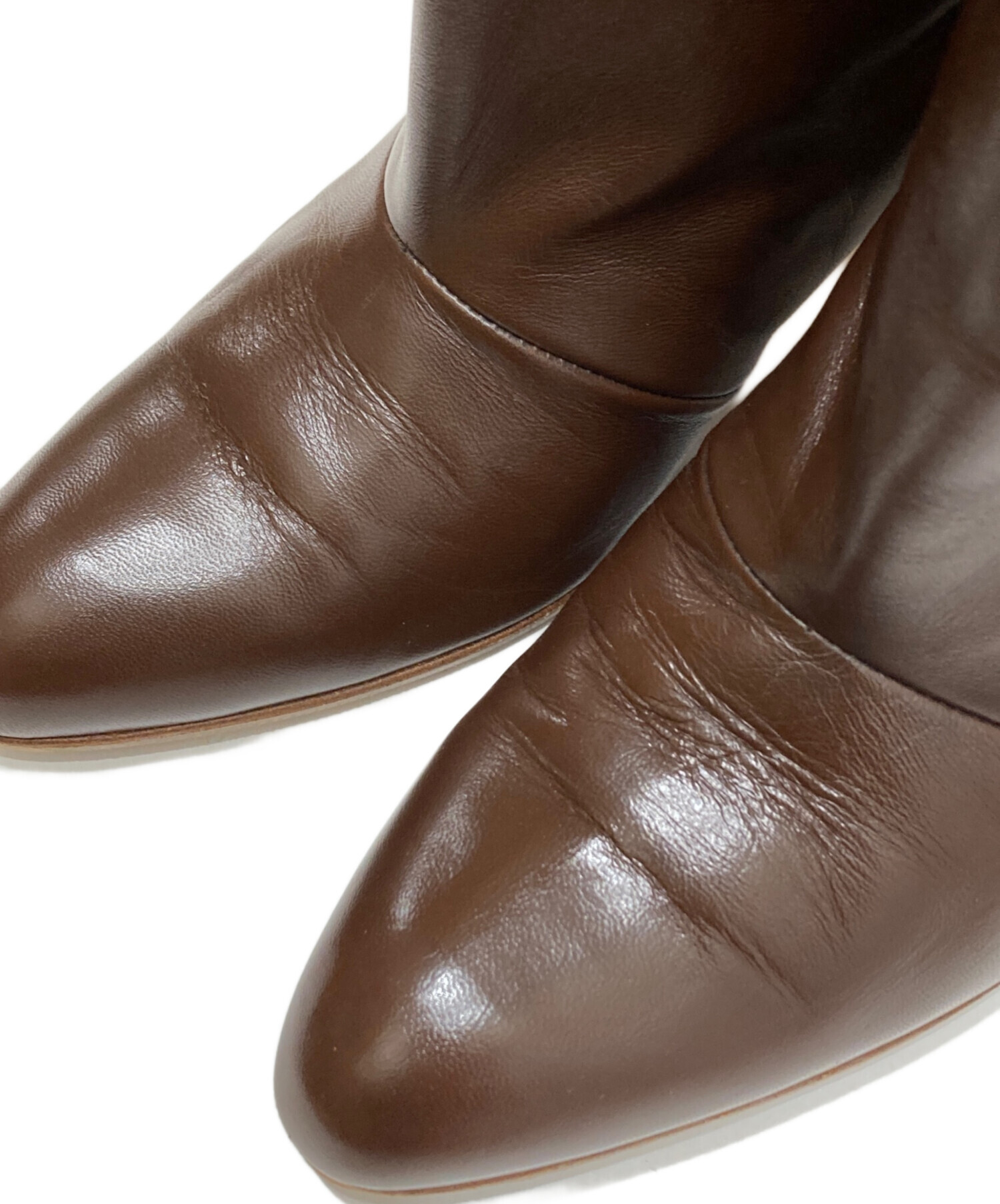 中古・古着通販】NEBULONIE (ネブローニ) ロングブーツ ブラウン