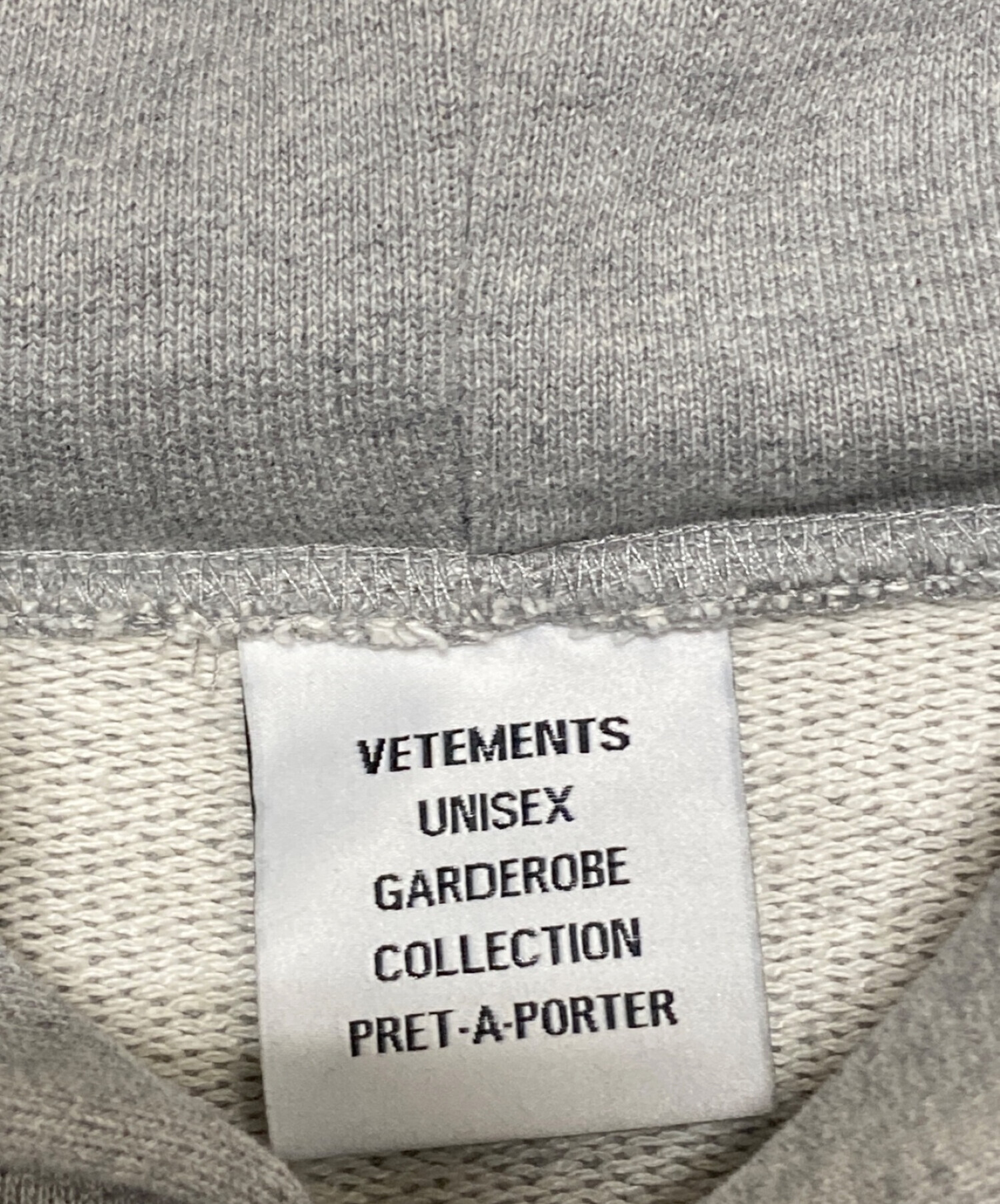 中古・古着通販】VETEMENTS (ヴェトモン) MY NAME IS VETEMENTS ZIP UP