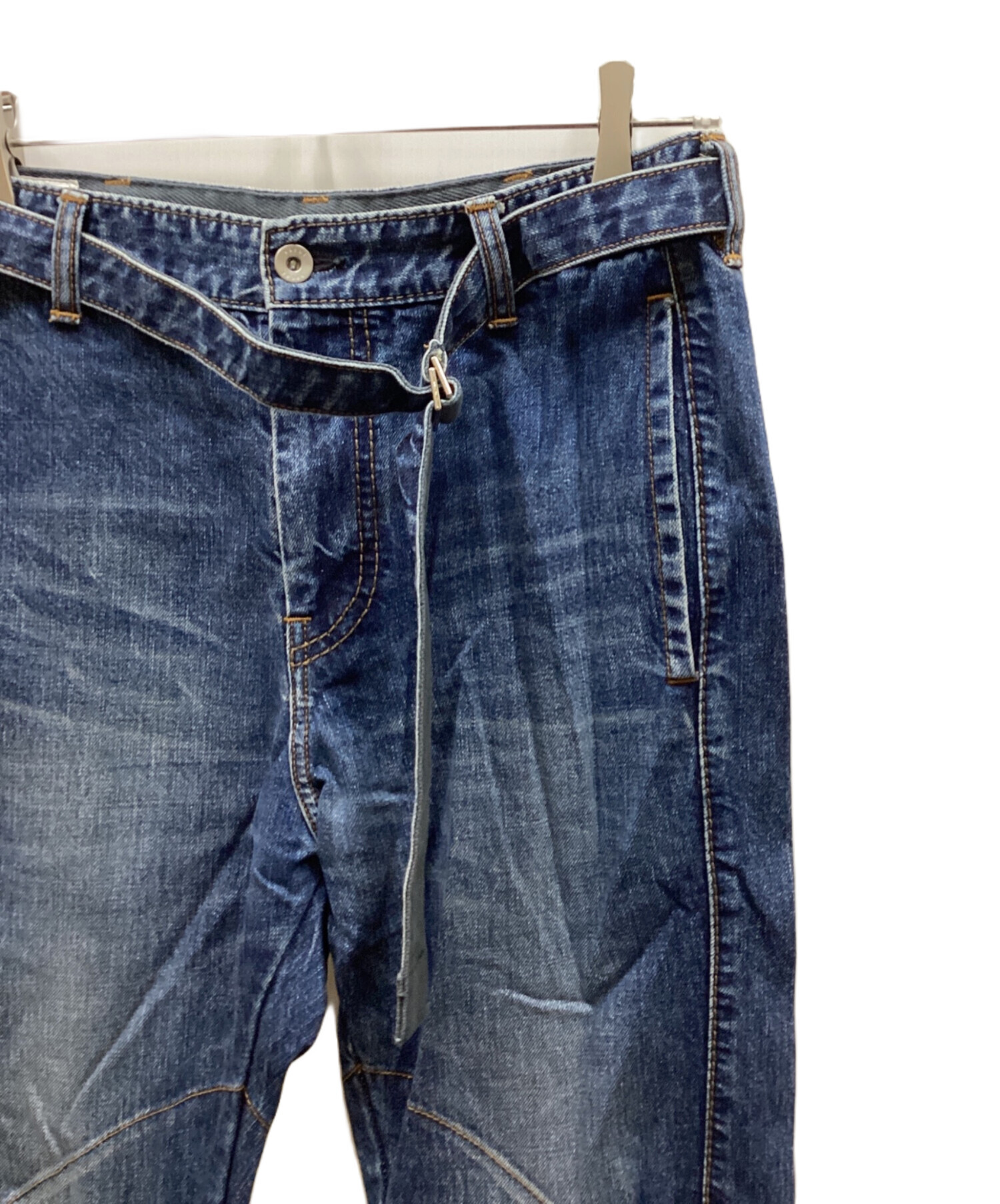 中古・古着通販】sacai (サカイ) LAYERED DENIM PANT/レイヤードデニム