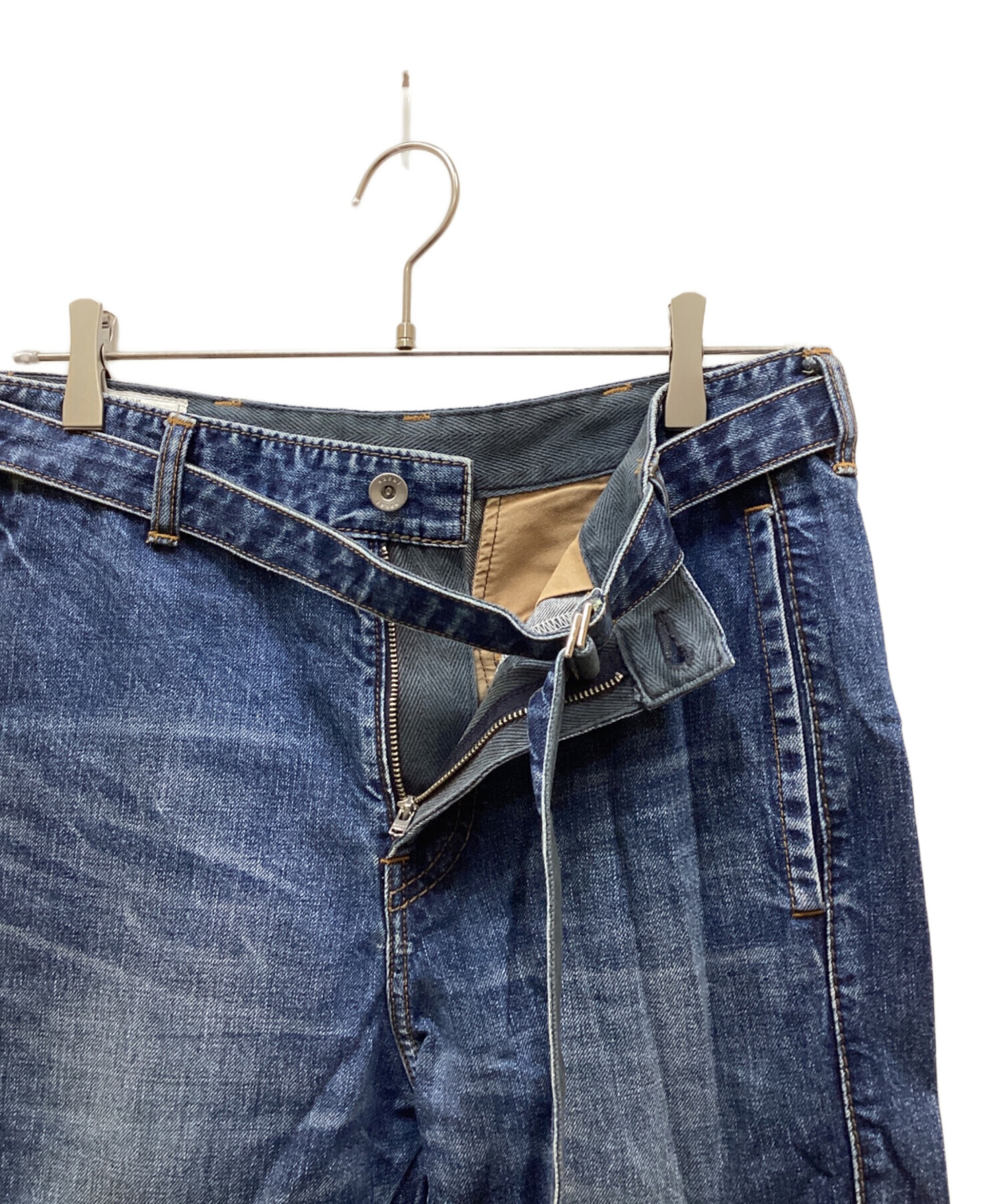 中古・古着通販】sacai (サカイ) LAYERED DENIM PANT/レイヤードデニム