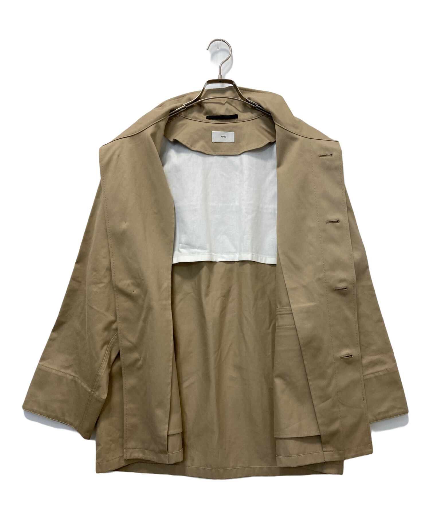 中古・古着通販】ATON (エイトン) WEST POINT STAND FIELD COAT