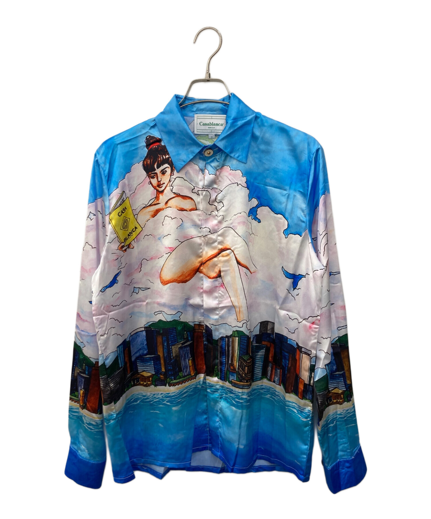 Casablanca カサブランカ シルク長袖シャツ 中古・古着通販】CASABLANCA (カサブランカ) シルクプリントシャツ