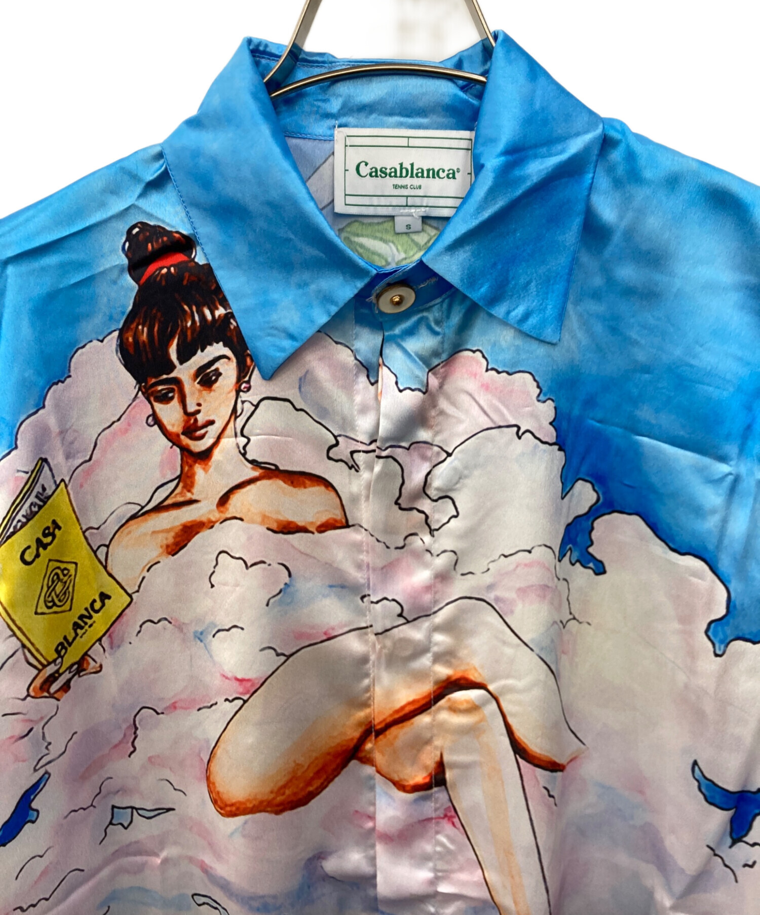 中古・古着通販】CASABLANCA (カサブランカ) シルクプリントシャツ