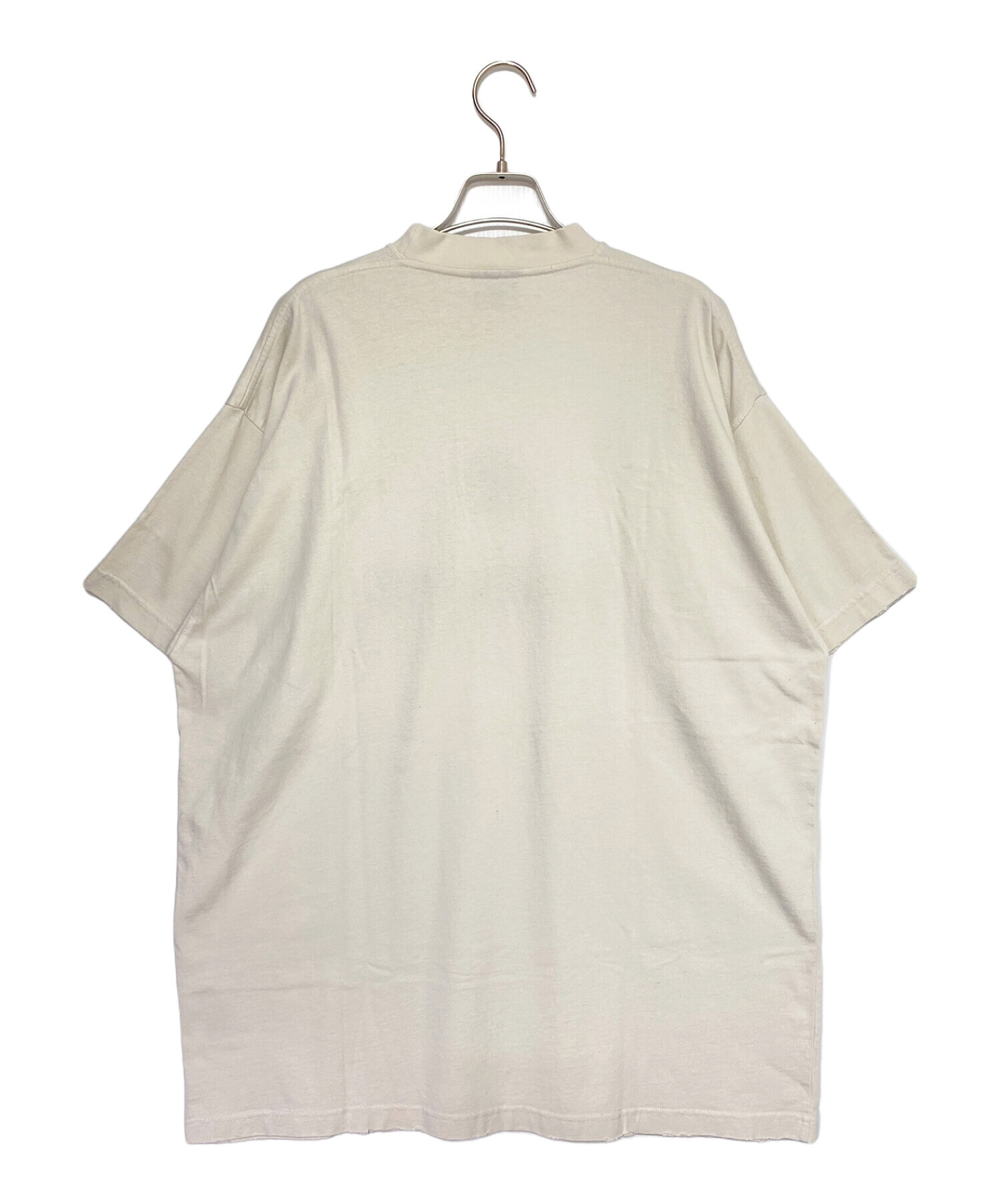 BALENCIAGA バレンシアガ Tシャツ・カットソー L ベージュ 【古着】【中古】【送料無料】 BALENCIAGA（Tシャツ/カットソー(半袖/袖なし) ・ ベージュ系）の