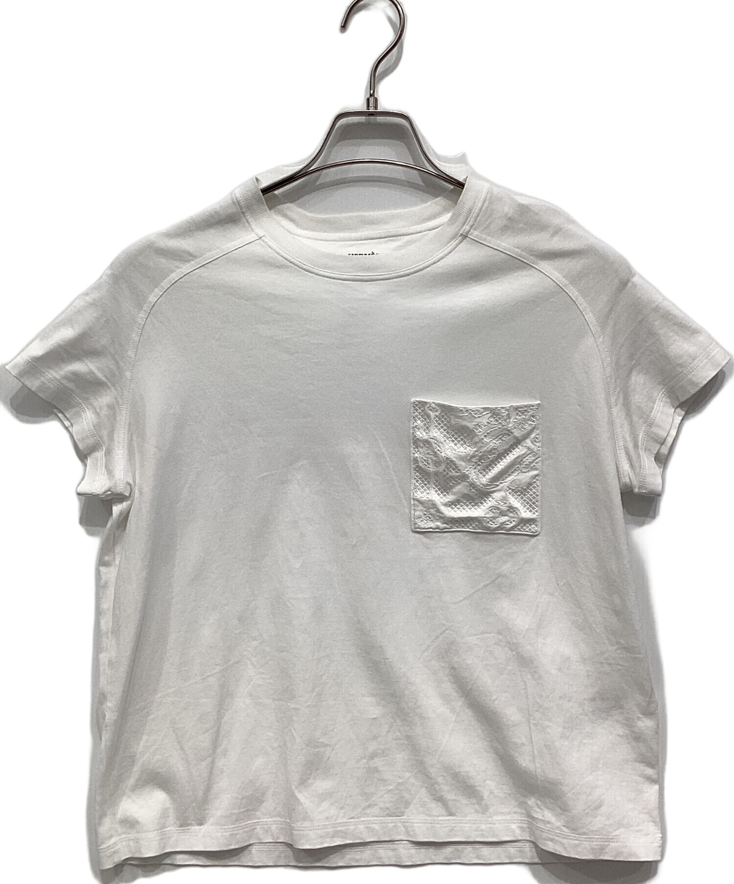 中古・古着通販】HERMES (エルメス) Cliquetis刺繍ポケットTシャツ 
