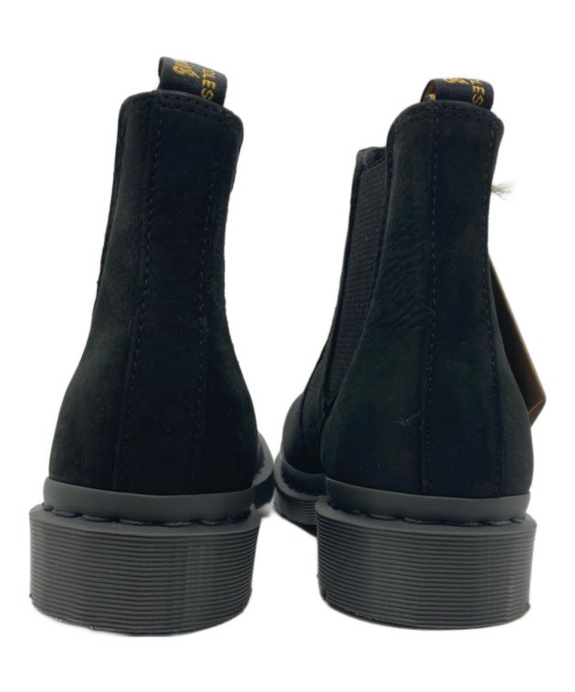 美品　ドクターマーチン　ヌバックレザーチェルシーブーツ　サイドゴア　UK8　黒 美品 ドクターマーチン ヌバックレザーチェルシーブーツ