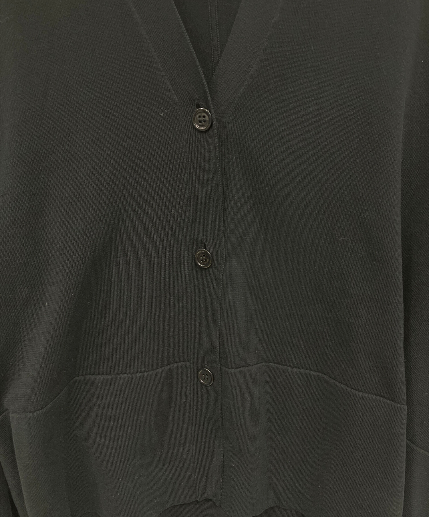 中古・古着通販】ADORE (アドーア) ガスコットンビックカーデ ブラック