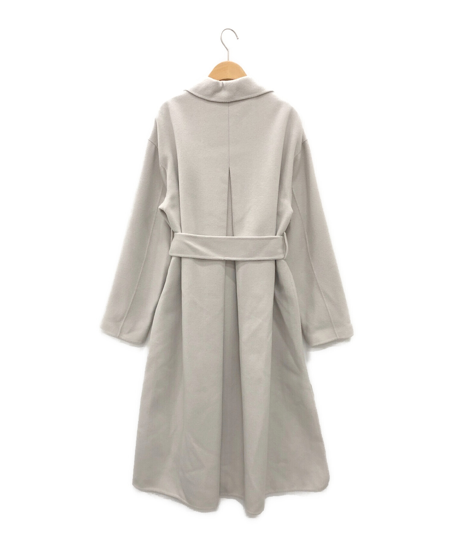 中古・古着通販】CADUNE (カデュネ) リバーコート ライトグレー サイズ