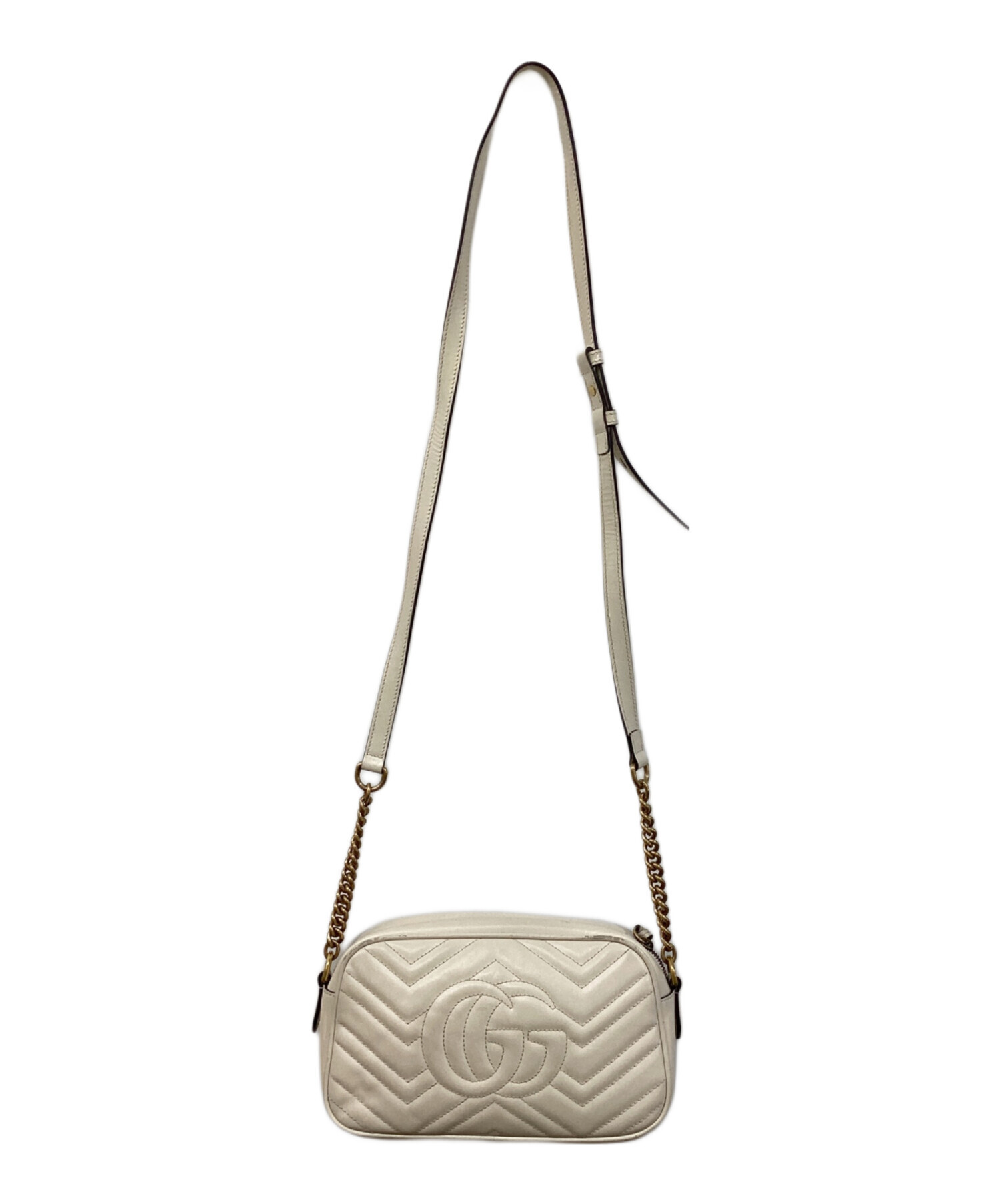 中古・古着通販】GUCCI (グッチ) GGマーモントキルティングスモール 