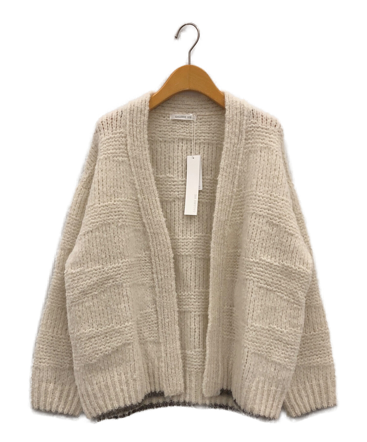 【新品未使用タグ付き】 ALPACA　ハンドメイド　カーディガン タグ付き新品】TIGRE BROCANTE アルパカカーディガン - メルカリ