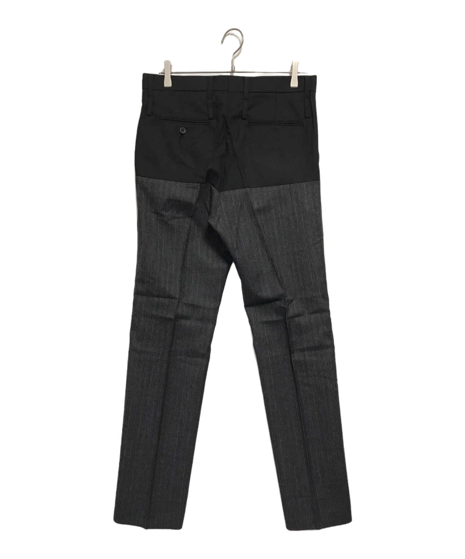 中古・古着通販】ensou. (エンソウ) Blocking Trousers ブラック