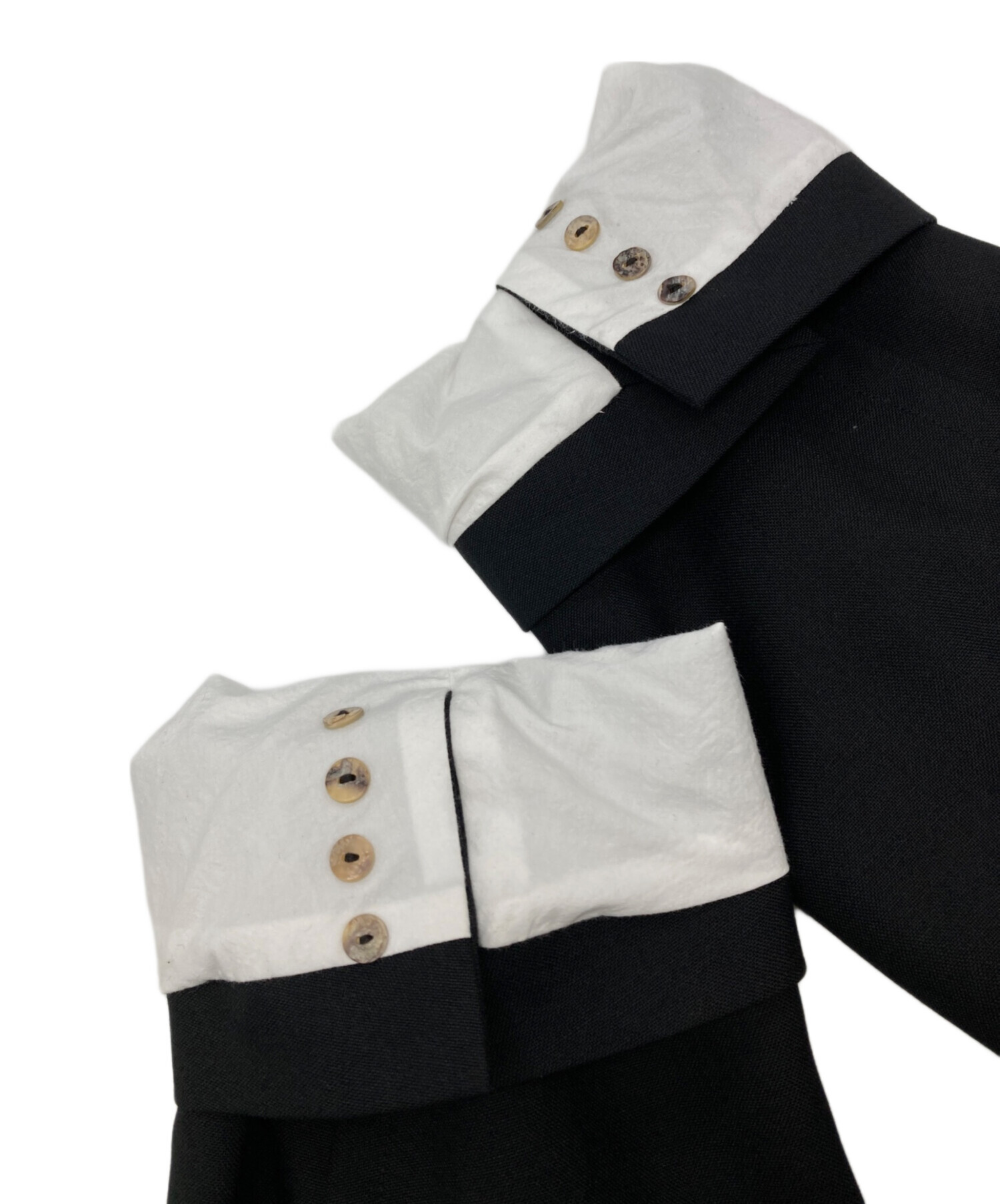 中古・古着通販】ensou. (エンソウ) ダスターコート ブラック