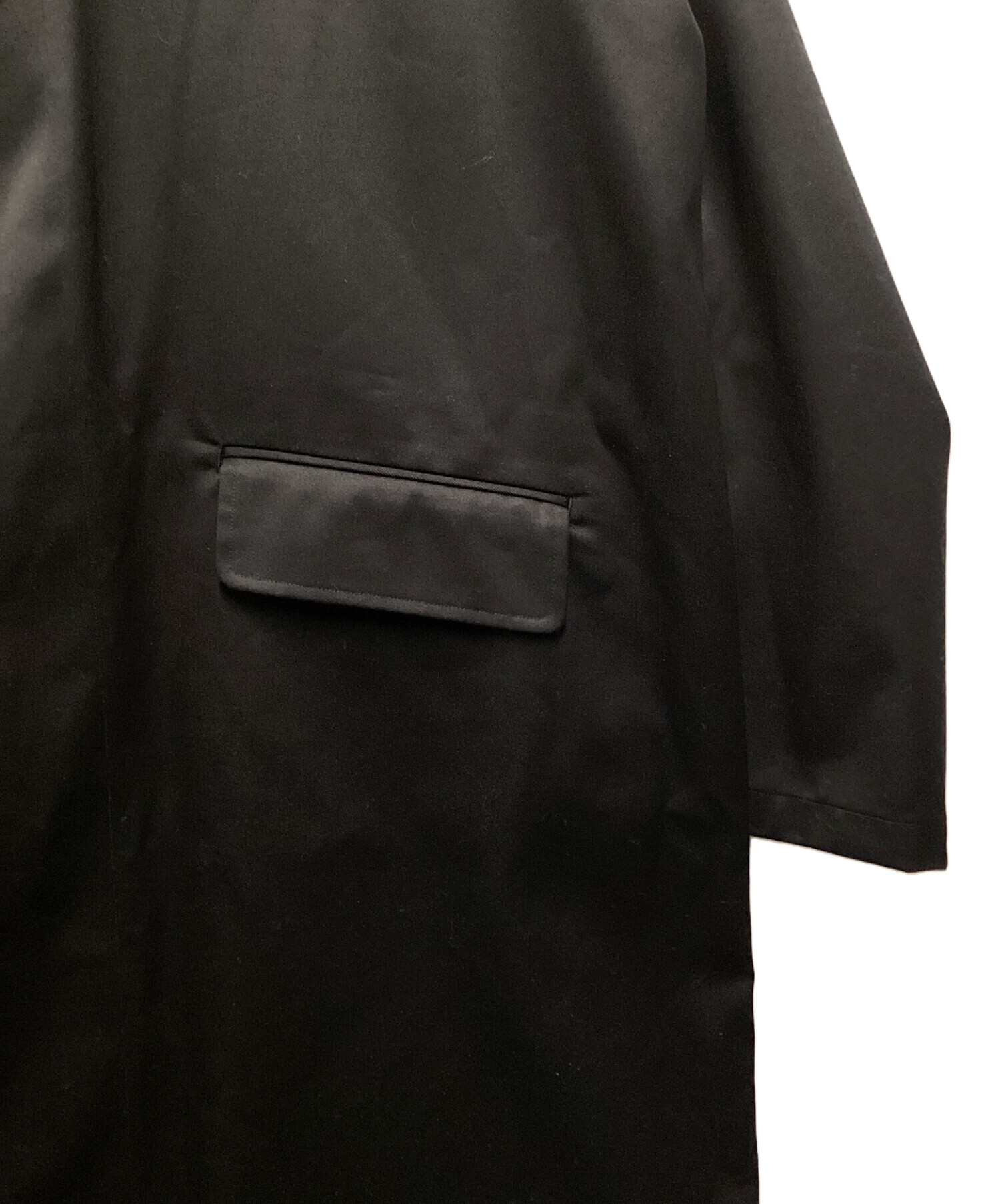 中古・古着通販】REVERBERATE (リバーバレイト) COVER COAT ブラック