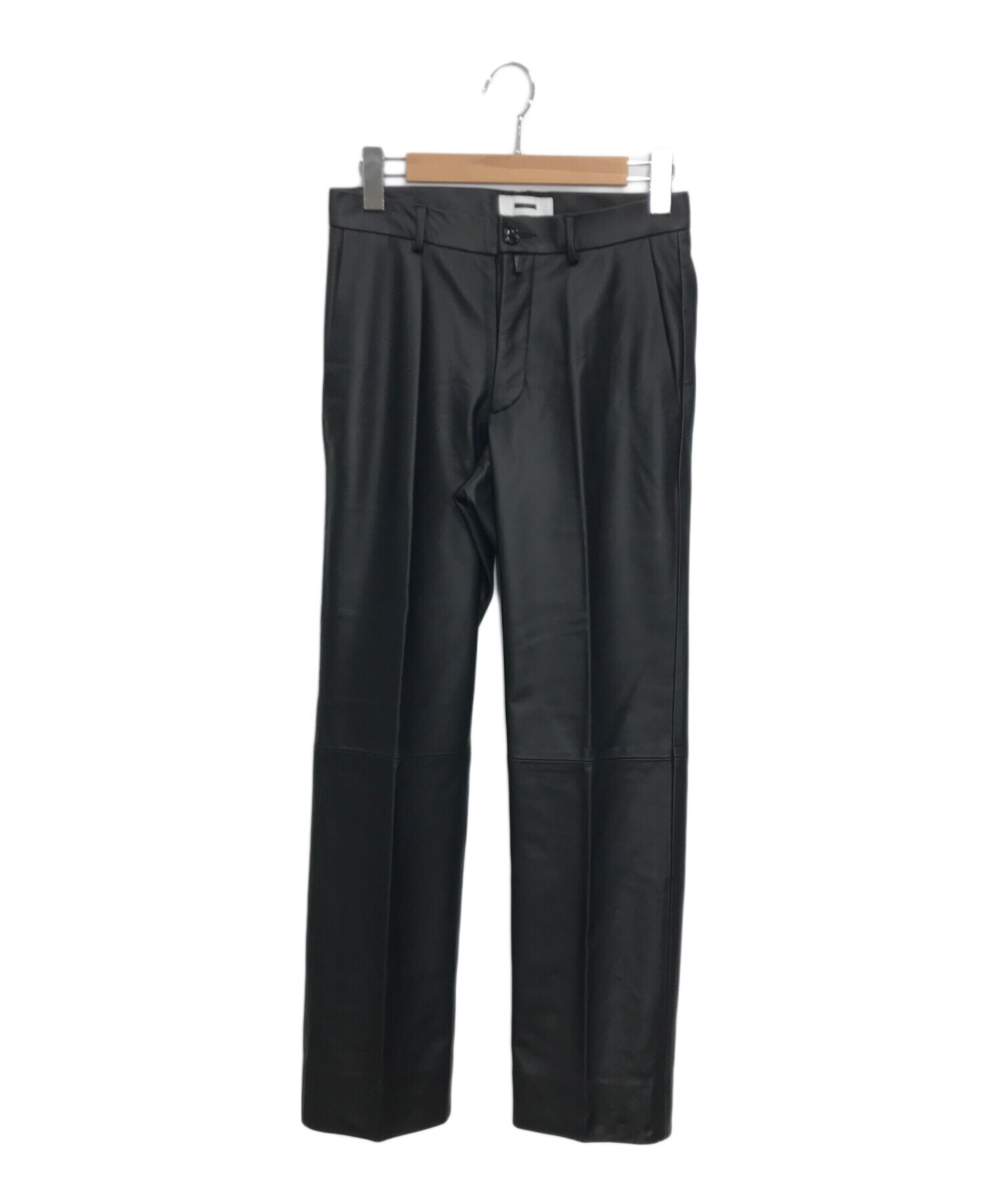 中古・古着通販】REVERBERATE (リバーバレイト) LEATHER TROUSERS