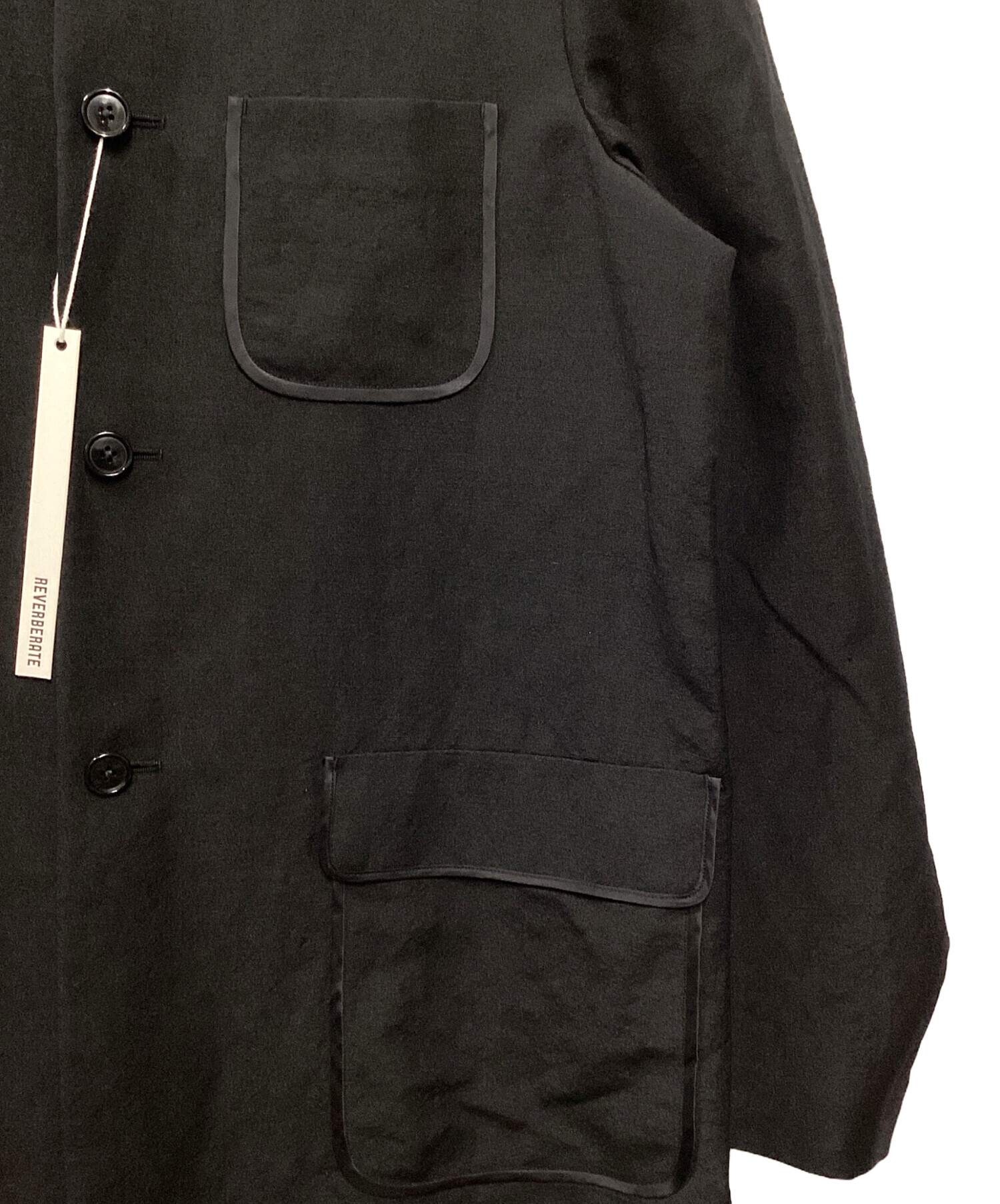 中古・古着通販】REVERBERATE (リバーバレイト) COLLARLESS JACKET