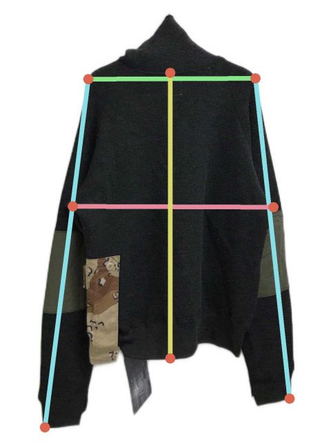 中古・古着通販】SUNSEA (サンシー) 22A06 Army Patch Thermal Turtle