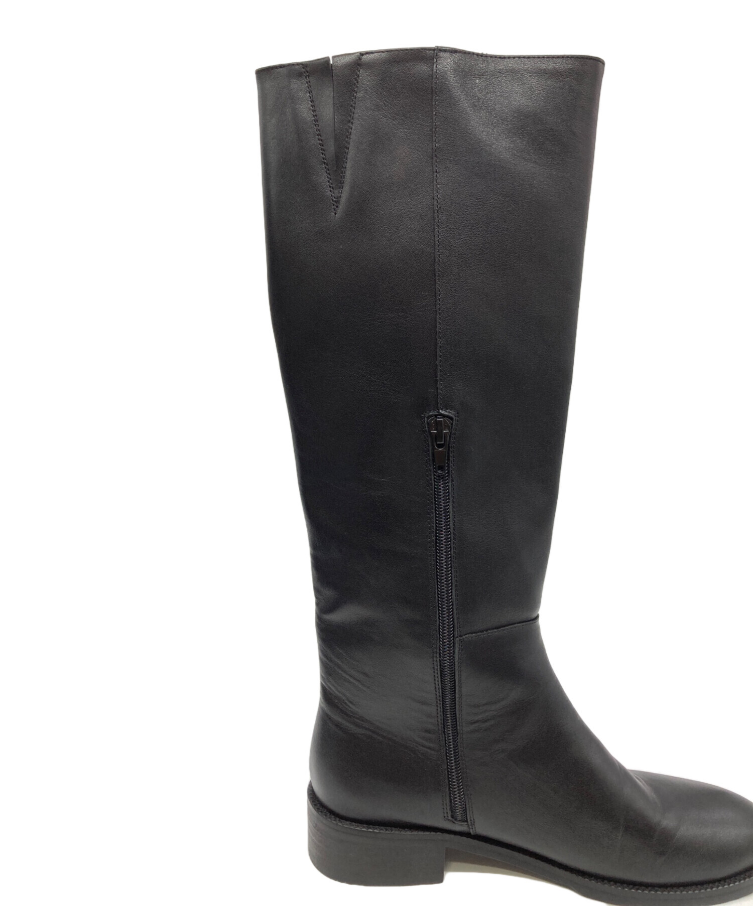 美品】REMME レメ ロングブーツ レザー 37 ブラック REMME ブーツ