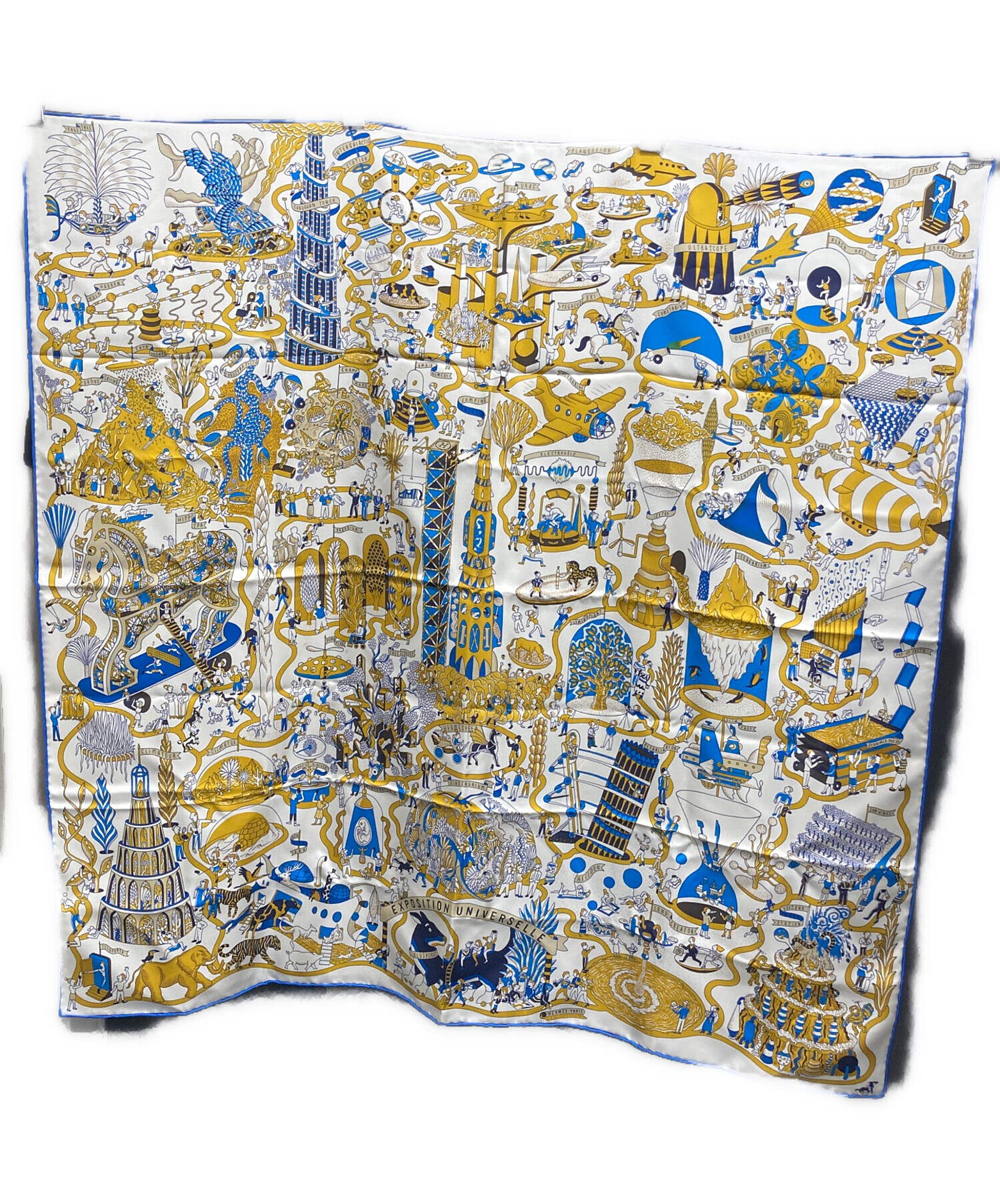 中古・古着通販】HERMES (エルメス) スカーフ カレ90 Exposition 