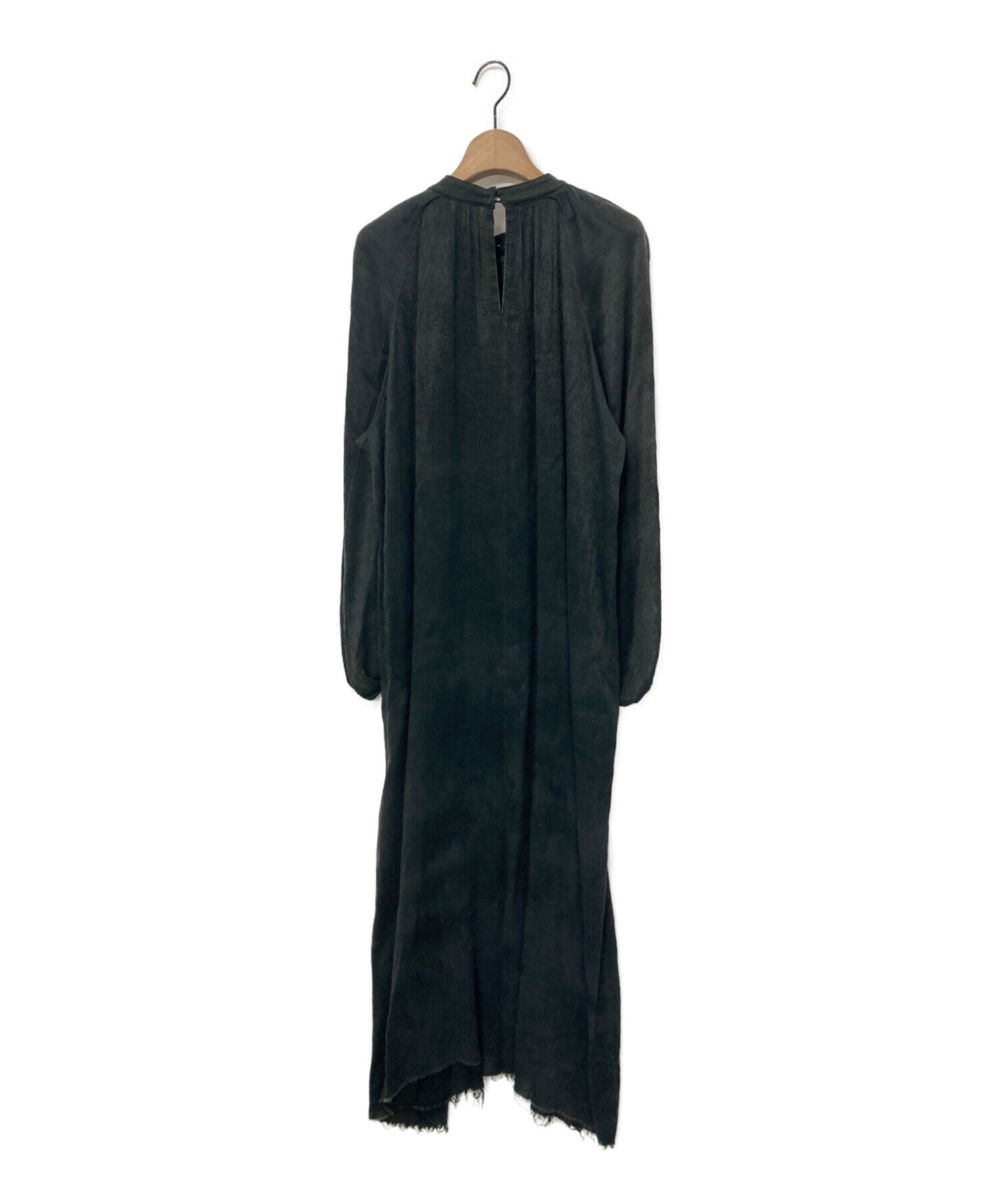 中古・古着通販】COCUCA (コキュカ) バンドカラーシャツワンピース 